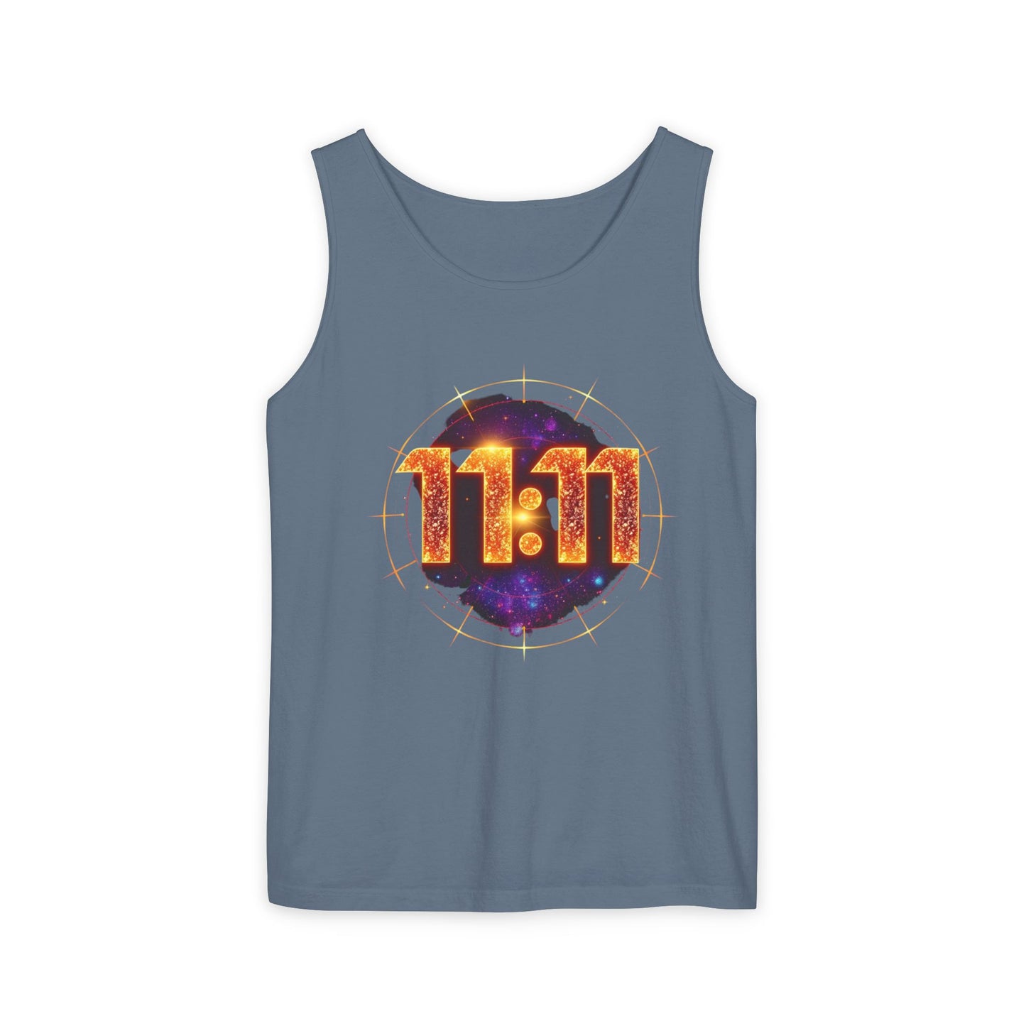 Celestial Glow Tank Top - 11:11 Design, Unisex, Festival Wear, Summer Style, Spiritual Gift, Casual Comfort