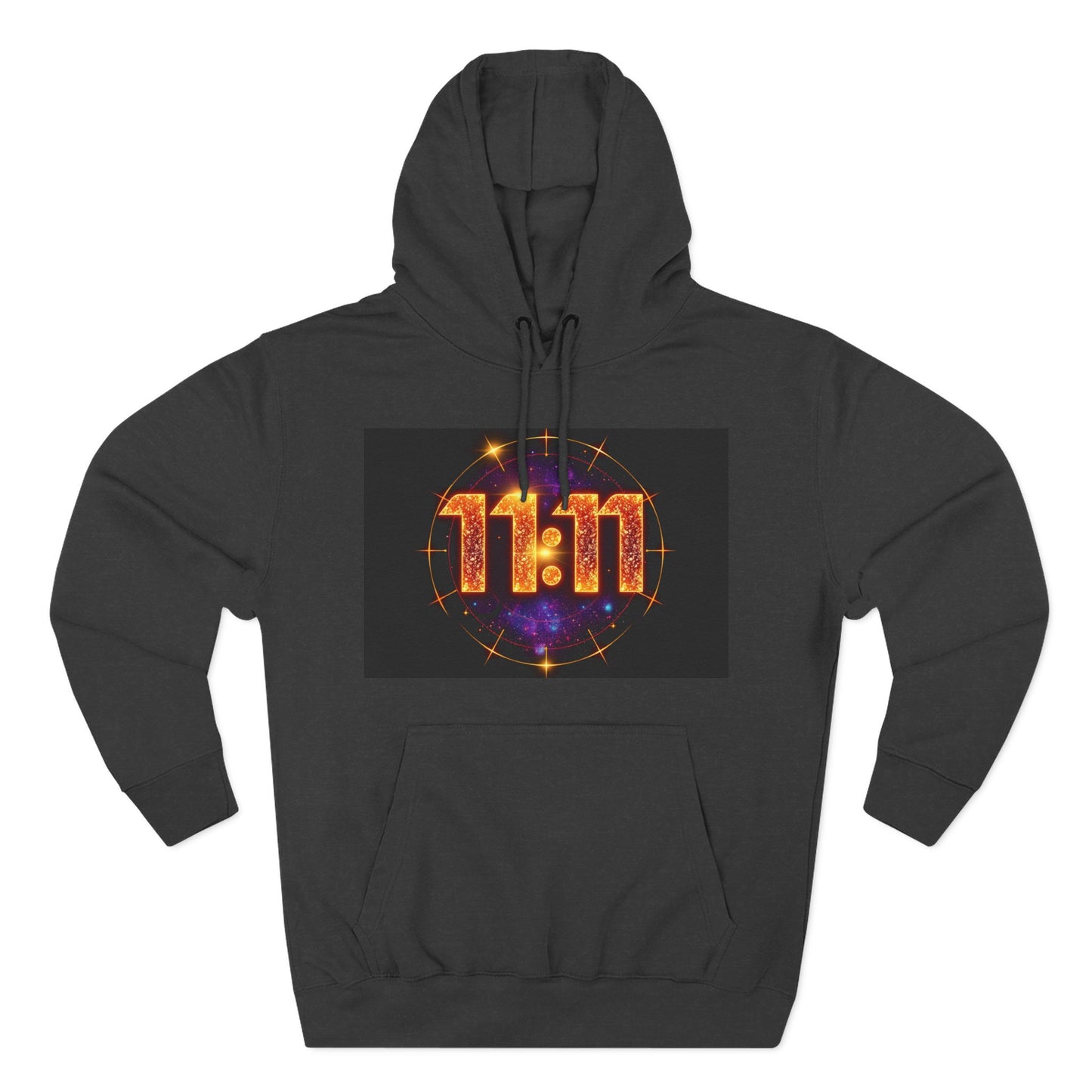 Fleece Hoodie with 11:11 & Superstar Birthrite Design, Cozy Sweatshirt for Spirituality, Affirmations, Astrology Gifts, Unisex Hoodie