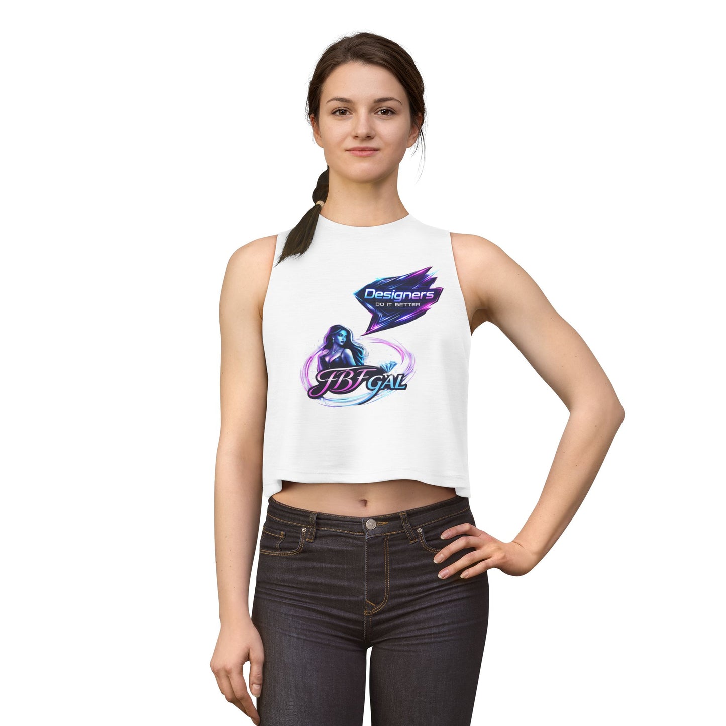 Designers do it Better, FBF gal Women's Crop Top