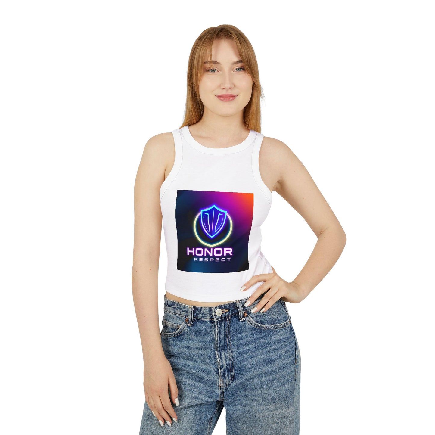 Women's Micro Rib Racer Tank Top