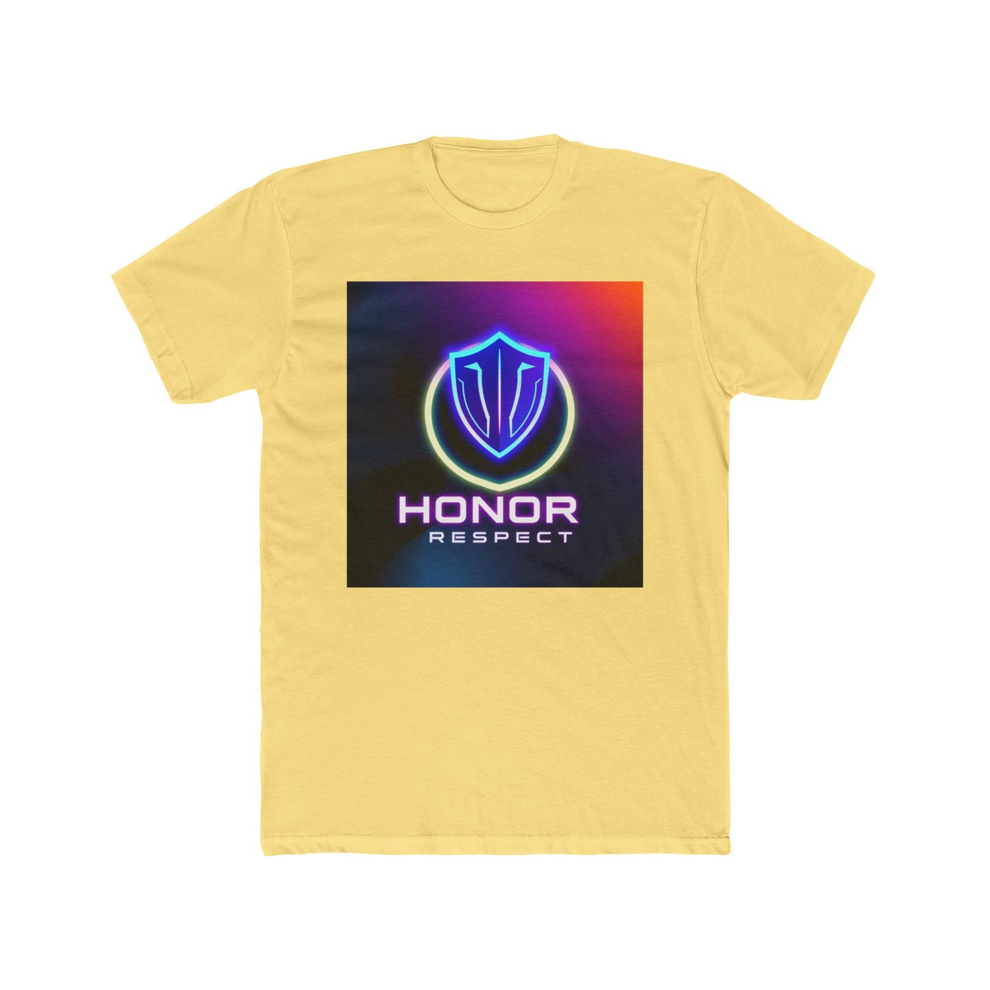 Unisex Cotton Crew Tee with Honor Respect and Role Model Design - Ideal for Gifts, Casual Wear, Appreciation Events, and Motivational Days