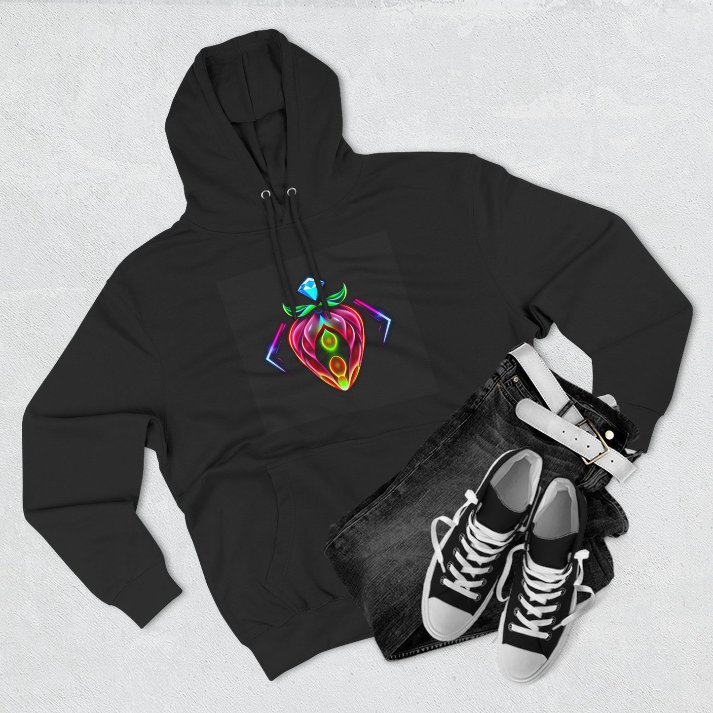 Vibrant Art Hoodie, Colorful Fleece Hoodie, Unique Sweatshirt, Artistic Gift, Cozy Layer for Every Occasion