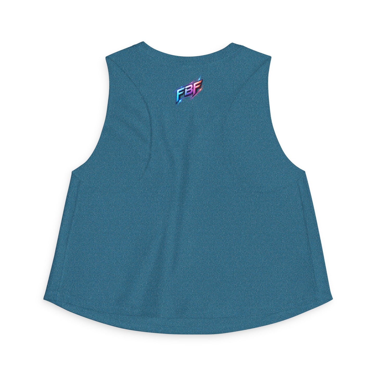 Crop Top — "Blood Sweat and Tears" Fitness Graphic Tank for Women