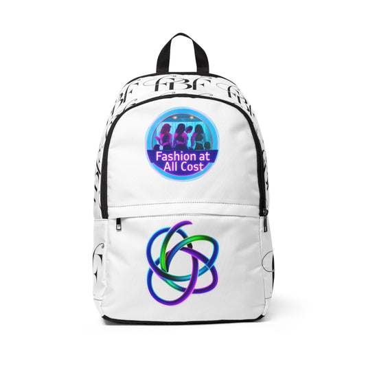 Chic Unisex Fabric Backpack - Trendy Fashion Statement, School Essentials, Travel Companion, Gift for Fashion Lovers, Stylish Everyday Carry