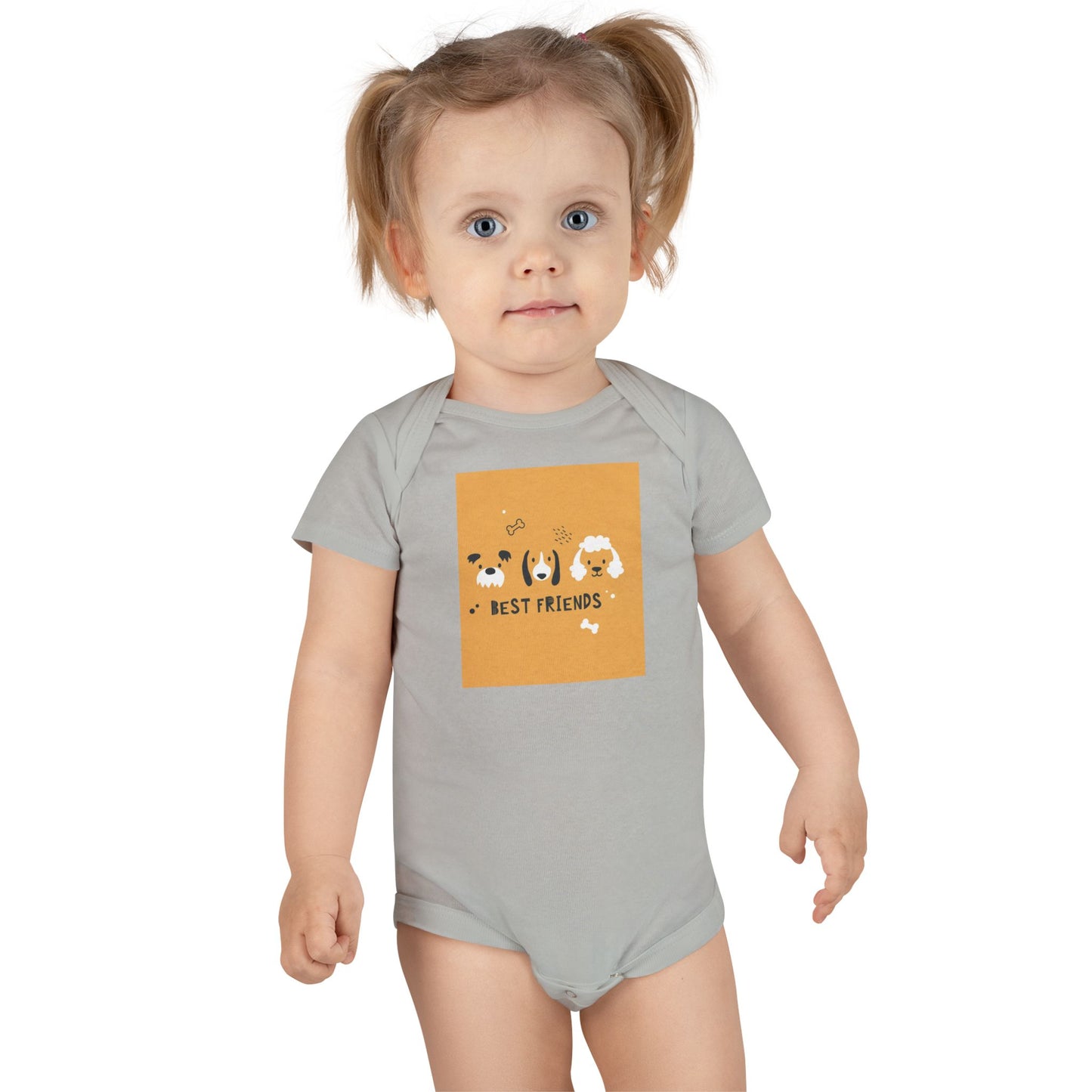 Best friends doggie Baby Short Sleeve Onesie®
