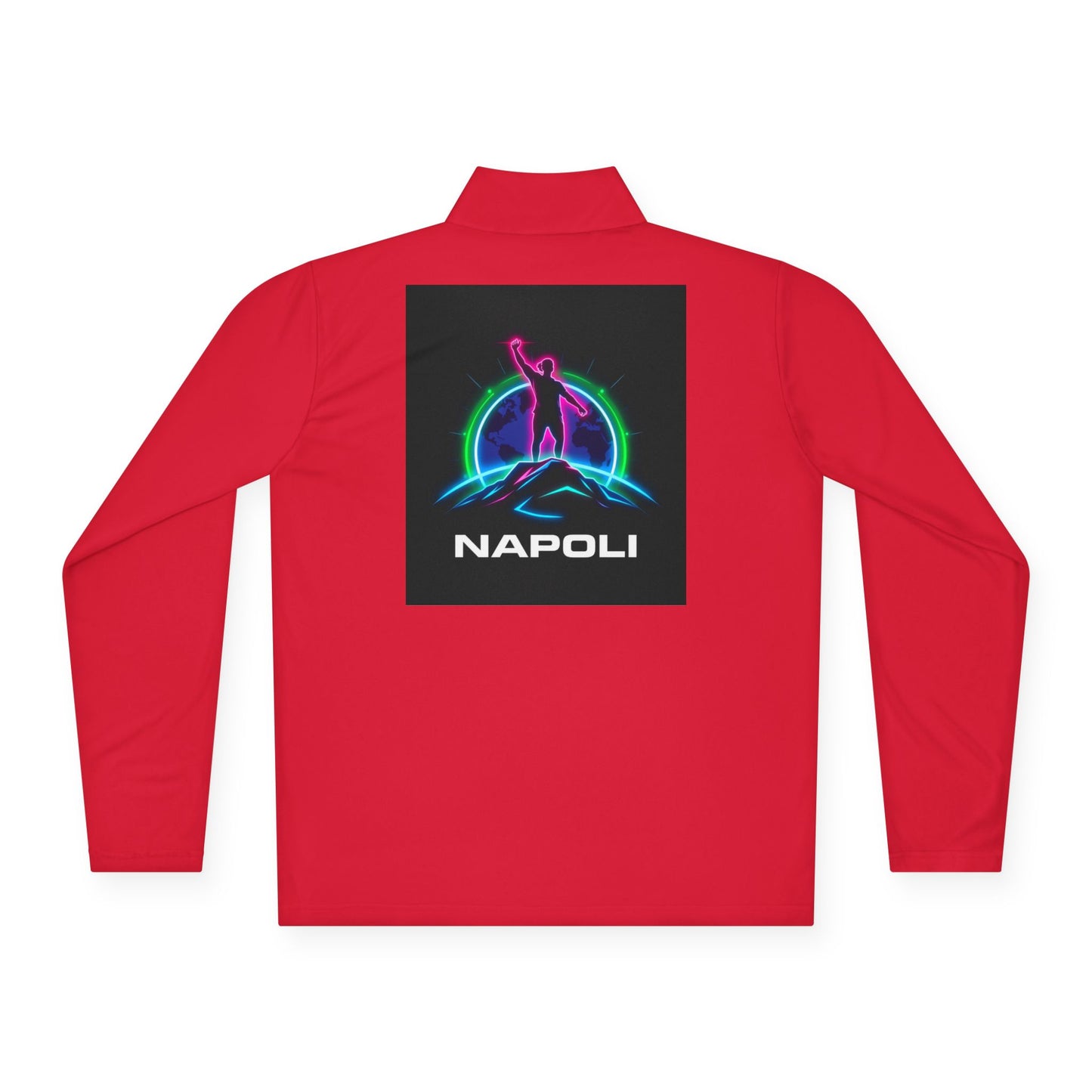 Vibrant Unisex Quarter-Zip Pullover - Perfect for Casual Outings, Outdoor Adventures, Gifts, Napoli Inspired Apparel, Stylish Activewear