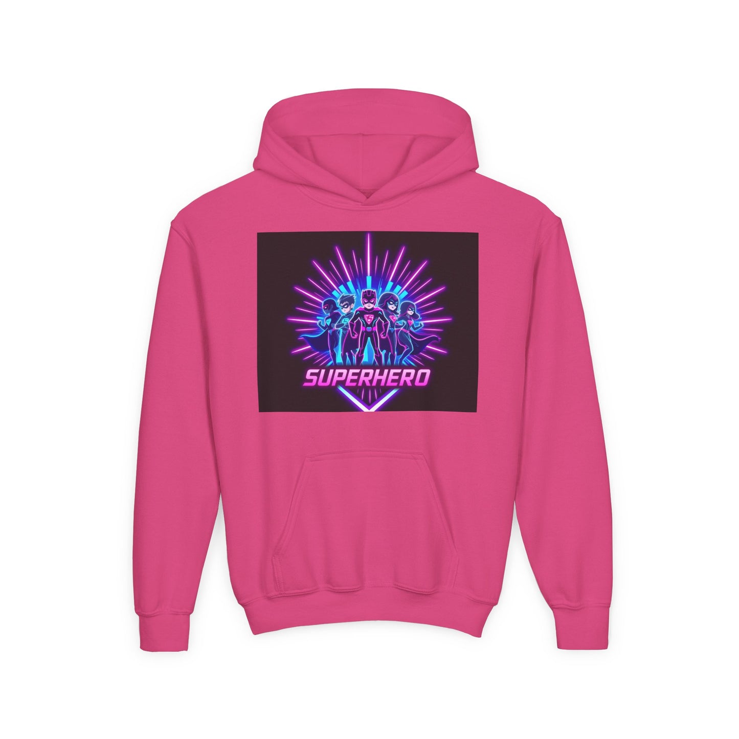 Youth Superhero Sweatshirt for Kids, Fun Hoodie for Playdates, Gift for Birthdays, Cool Sweatshirt for Young Heroes, Perfect for Casual Wear