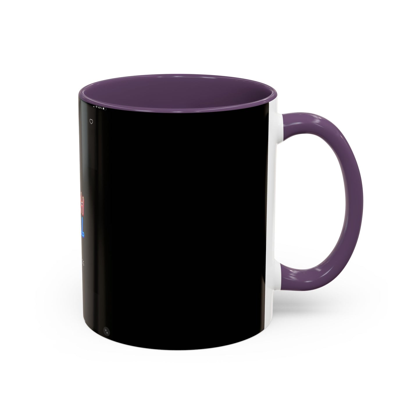 Faith by Fall Accent Coffee Mug - 11/15oz Black Ceramic Cup for Inspirational Gifts