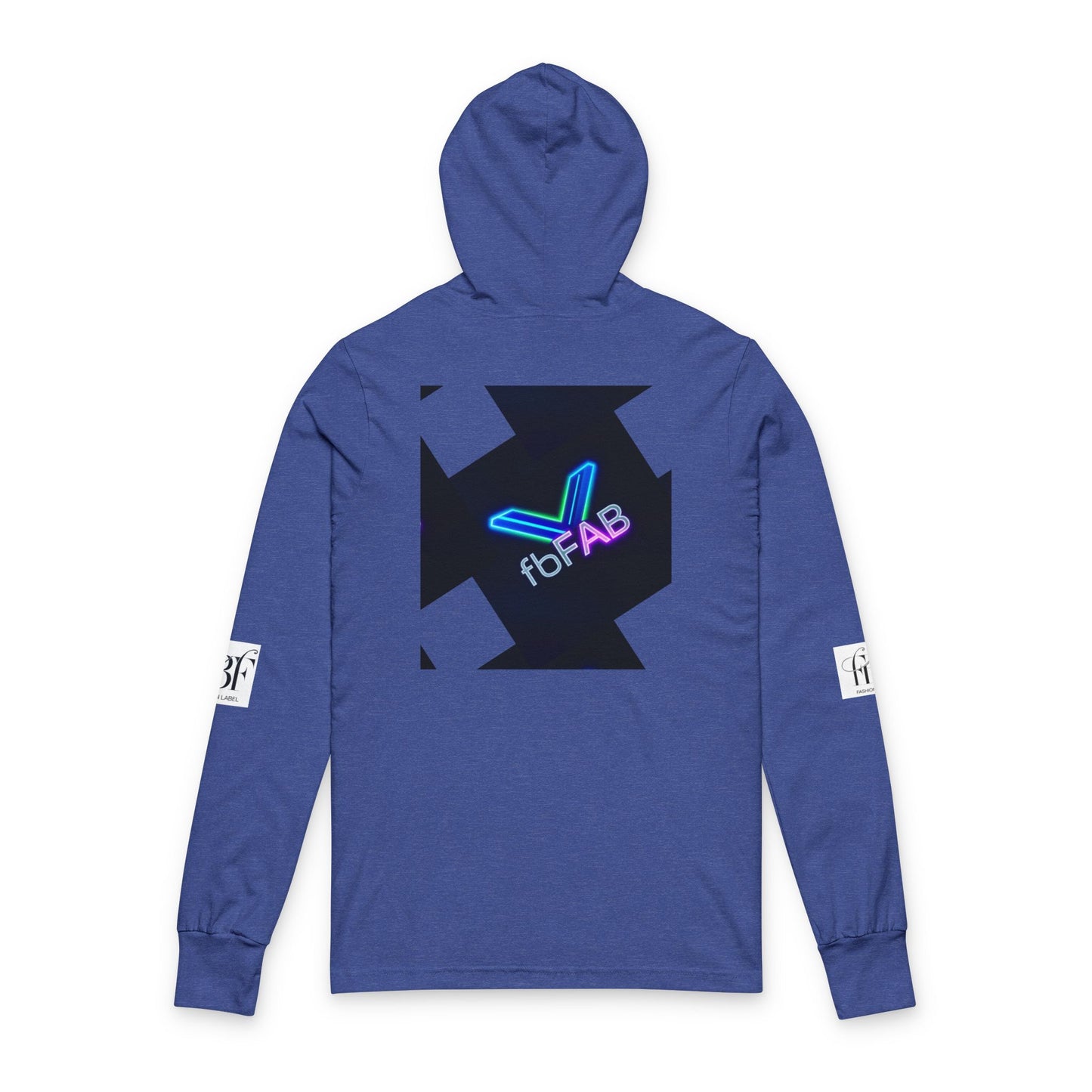 Vibrant Graphic Unisex Hooded Long Sleeve Tee - Fitness and Style Fusion