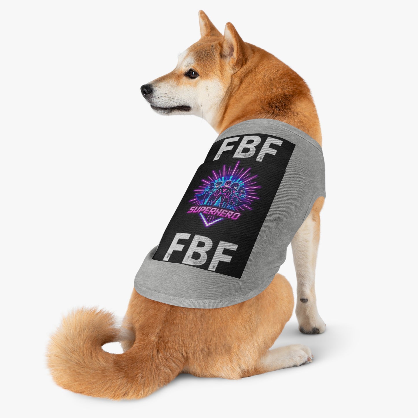 Superhero Pet Tank Top | Cute Dog Shirt, Pet Apparel for Comic Lovers, Gift for Pet Owners, Summer Wear, FBF Design