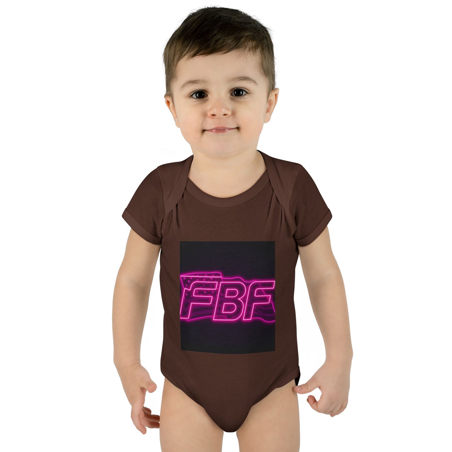 Neon Baby Bodysuit for Trendy Infants, Cool Graphic Onesie, Unique Baby Gift, Personalized Baby Outfit, Modern Infant Apparel