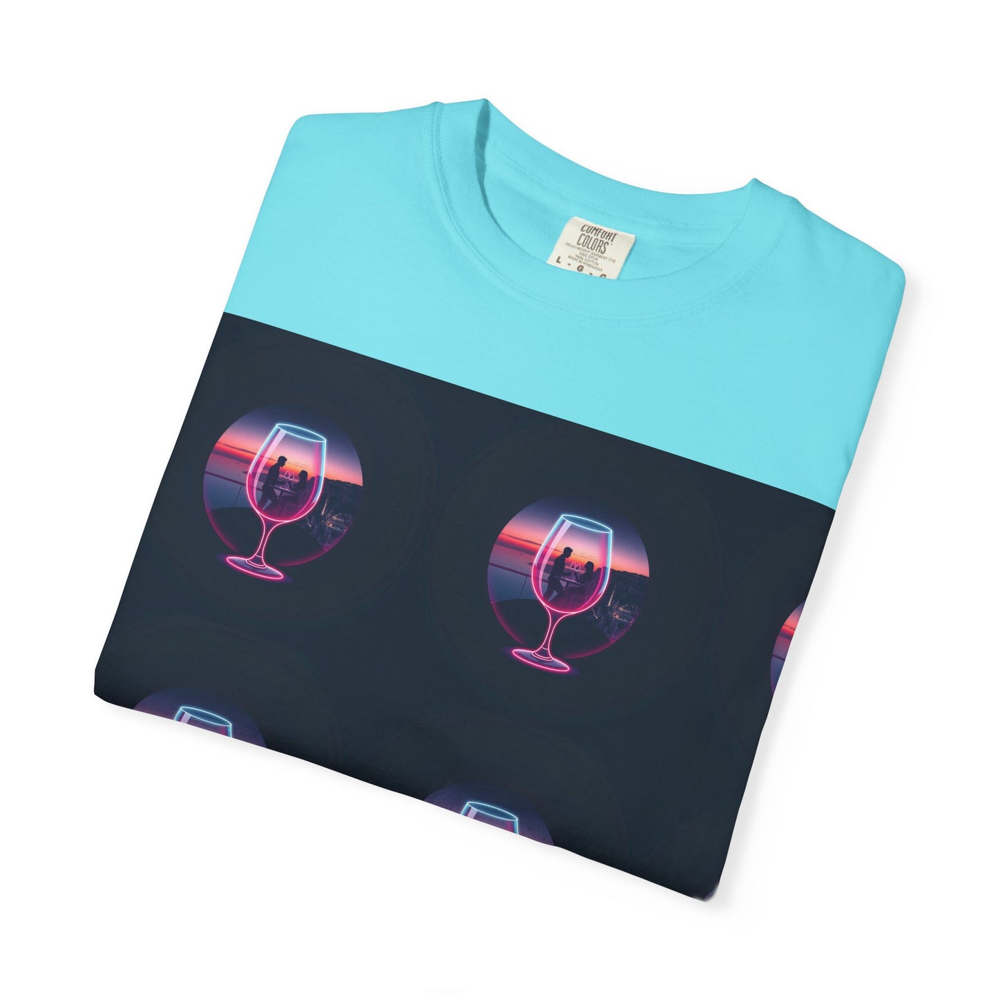 Retro Sunset Glasses T-Shirt, Unisex Garment-Dyed Tee for Casual Wear, Vintage Aesthetic Shirt, Gift for Friends, Summer Vibes Tee, [...]