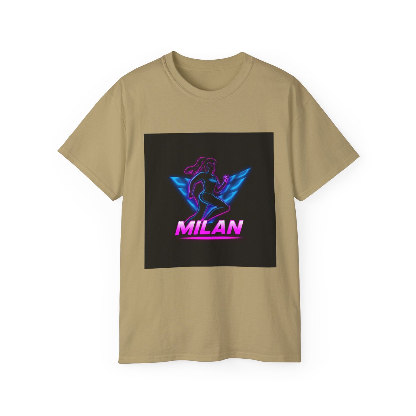 Milan Graphic Tee, Unisex Ultra Cotton T-Shirt, Retro Sportswear, Casual Streetwear, Birthday Gift, Unique Fashion Statement