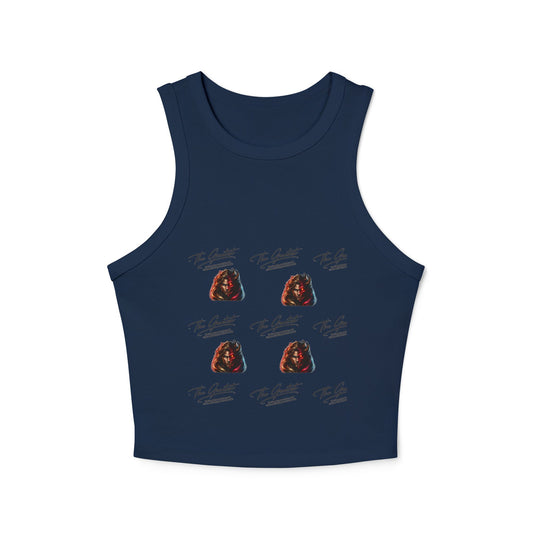 Great/hate Women's Micro Rib Racer Tank Top