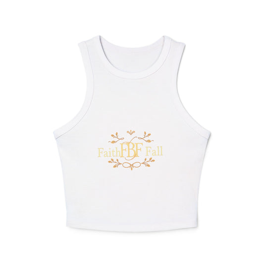 Faith & Fall Women's Racer Tank Top, Casual Summer Top, Inspirational Apparel, Fashion Tank, Gift for Her