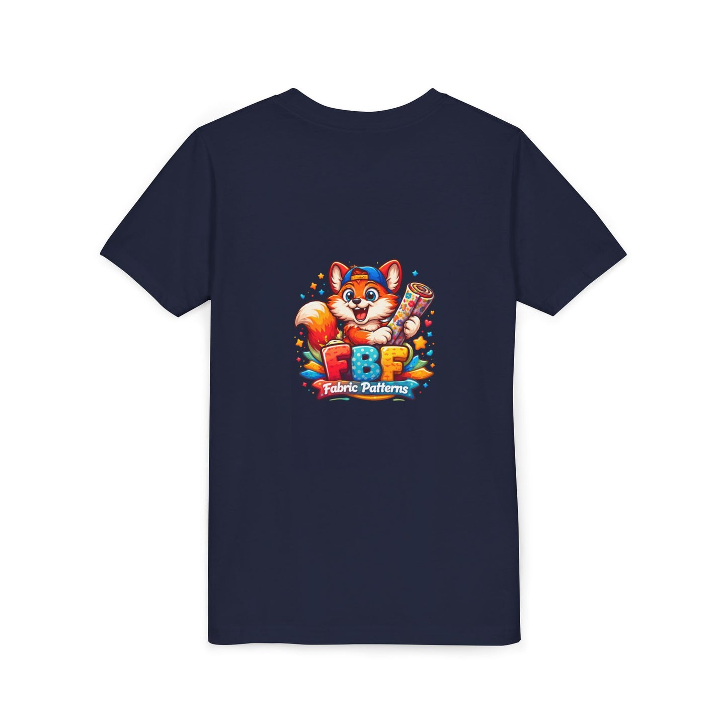 Youth Tee — Colorful Cartoon Fox 'FBF' Logo Kids Shirt