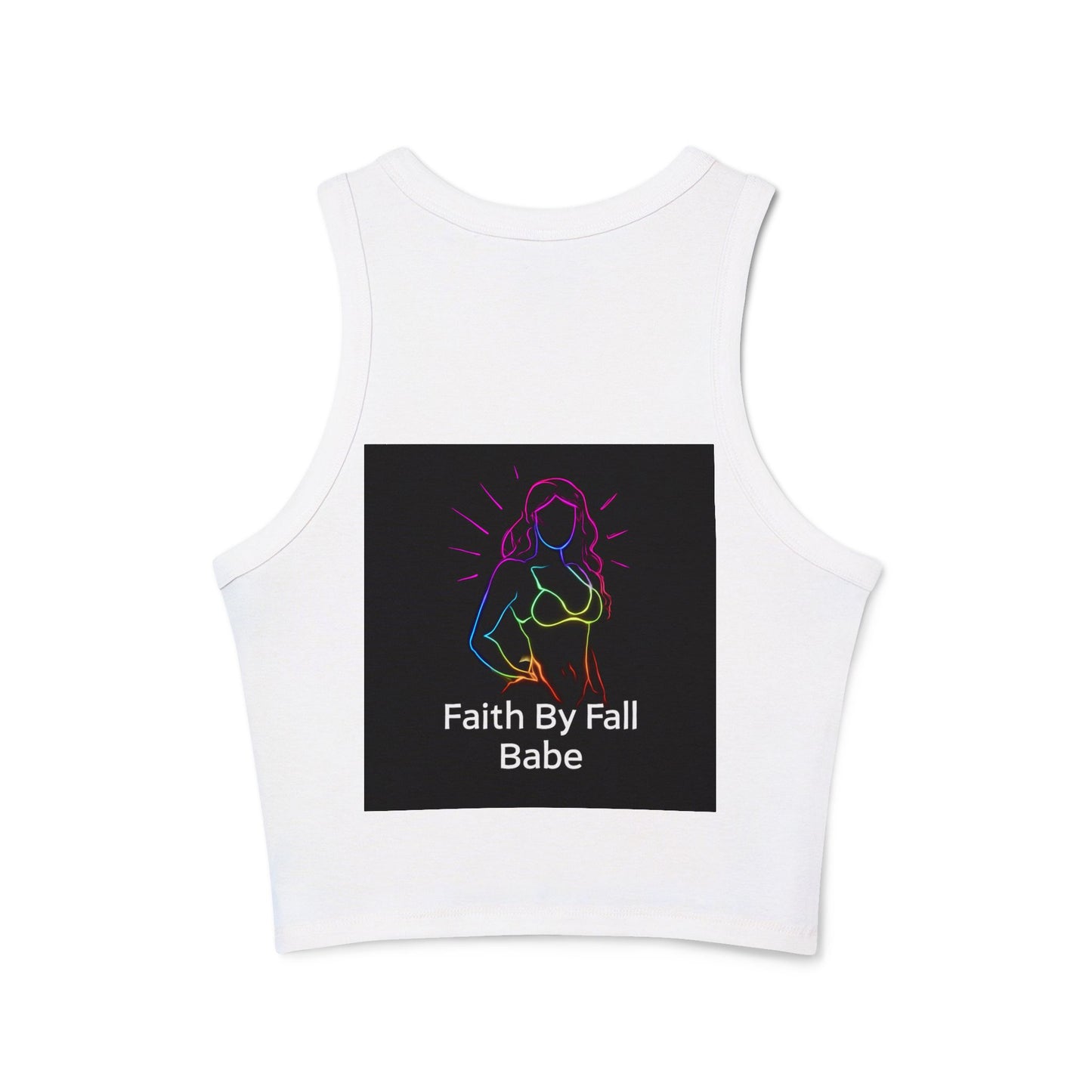 Imperfectly Perfect Racer Tank Top - Inspirational Women's Crop Top, Summer Outfit, Gift for Friends, Casual Wear, Faith Based Apparel