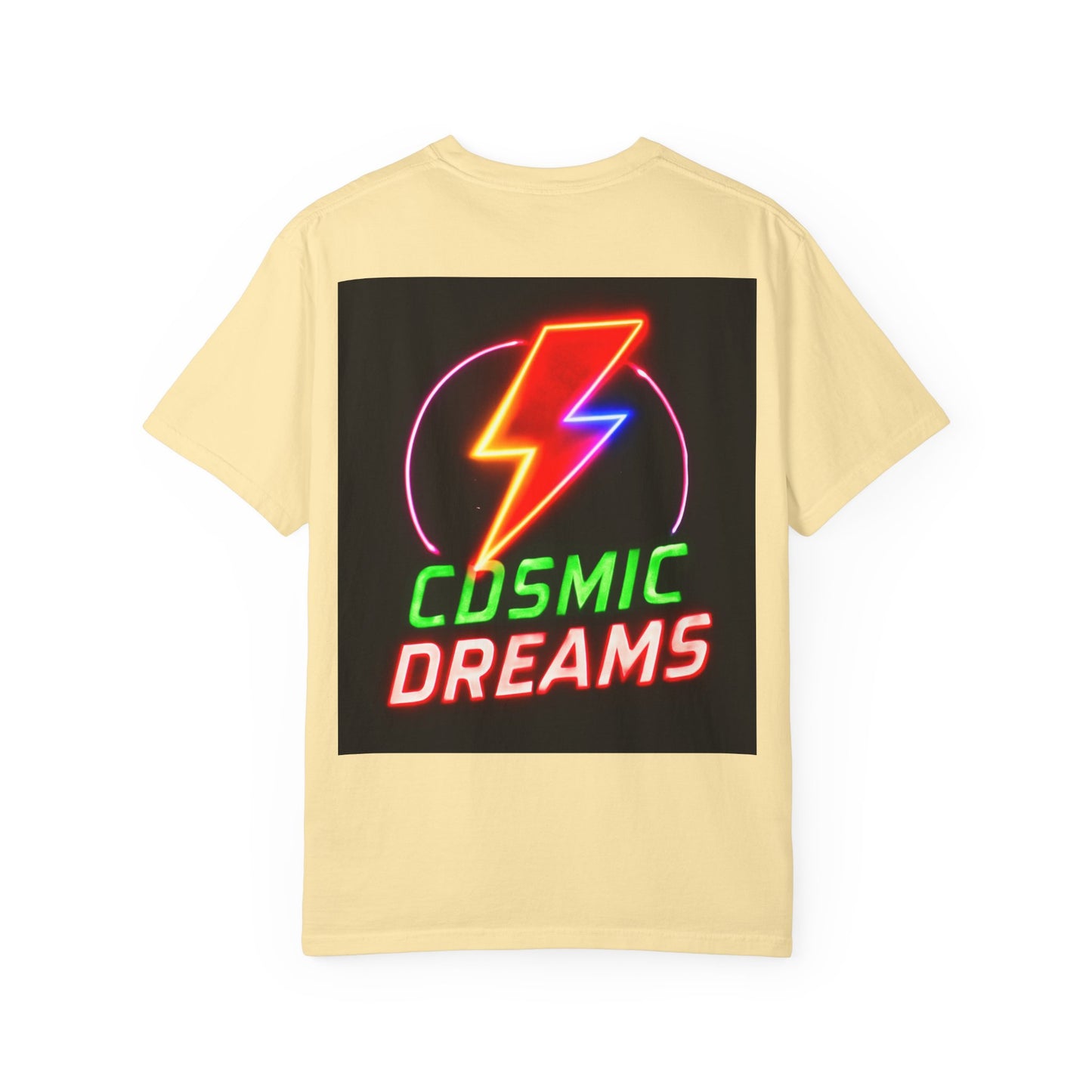 Vibrant Unisex Graphic T-Shirt, Cosmic Dreams Tee, Retro Neon Shirt, Stylish Casual Wear, Gift for Gamers & Dreamers