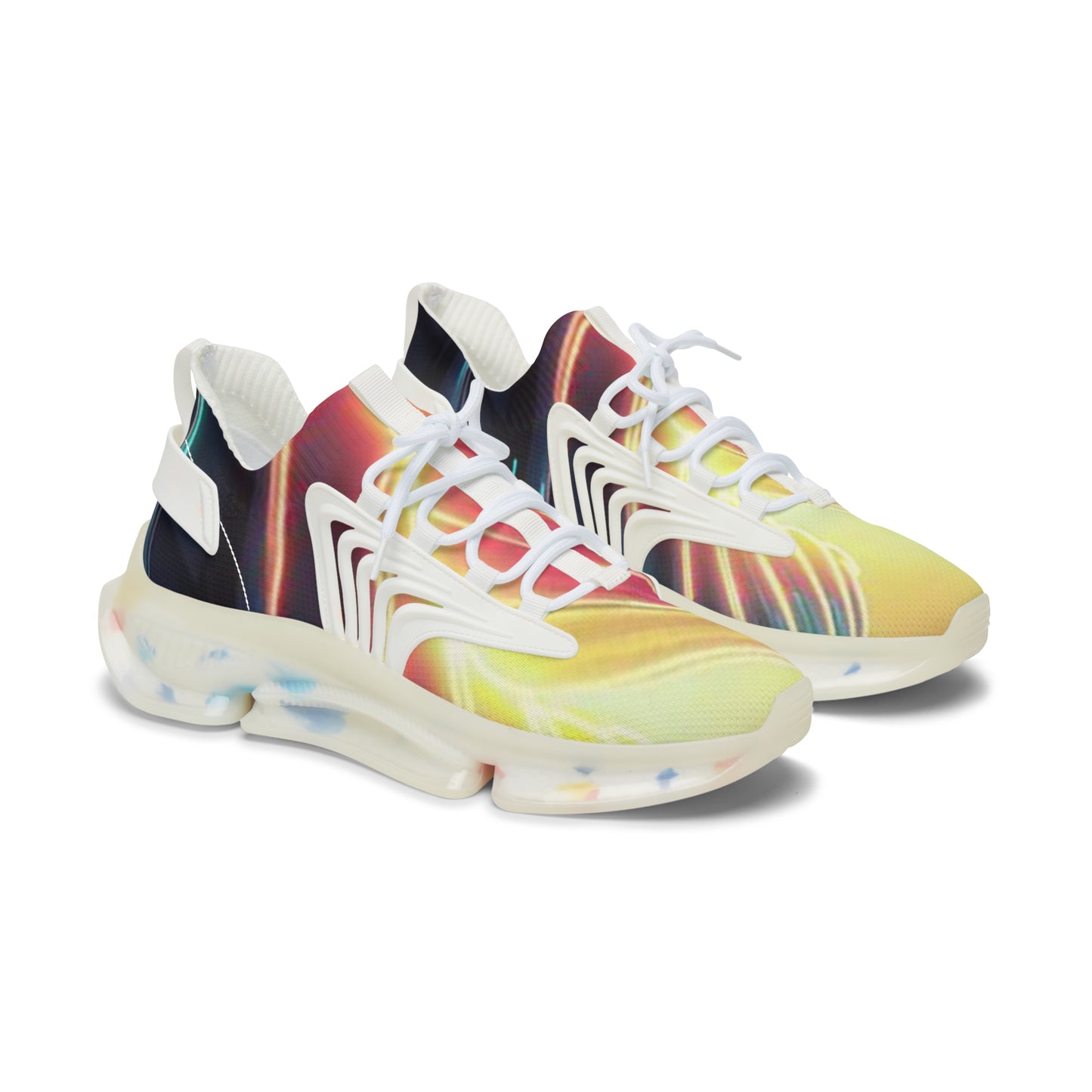 Vibrant Women's Mesh Sneakers | Fashionable Slip-Ons for Casual Outings, Athletic Days, Gift for Her, Stylish Footwear