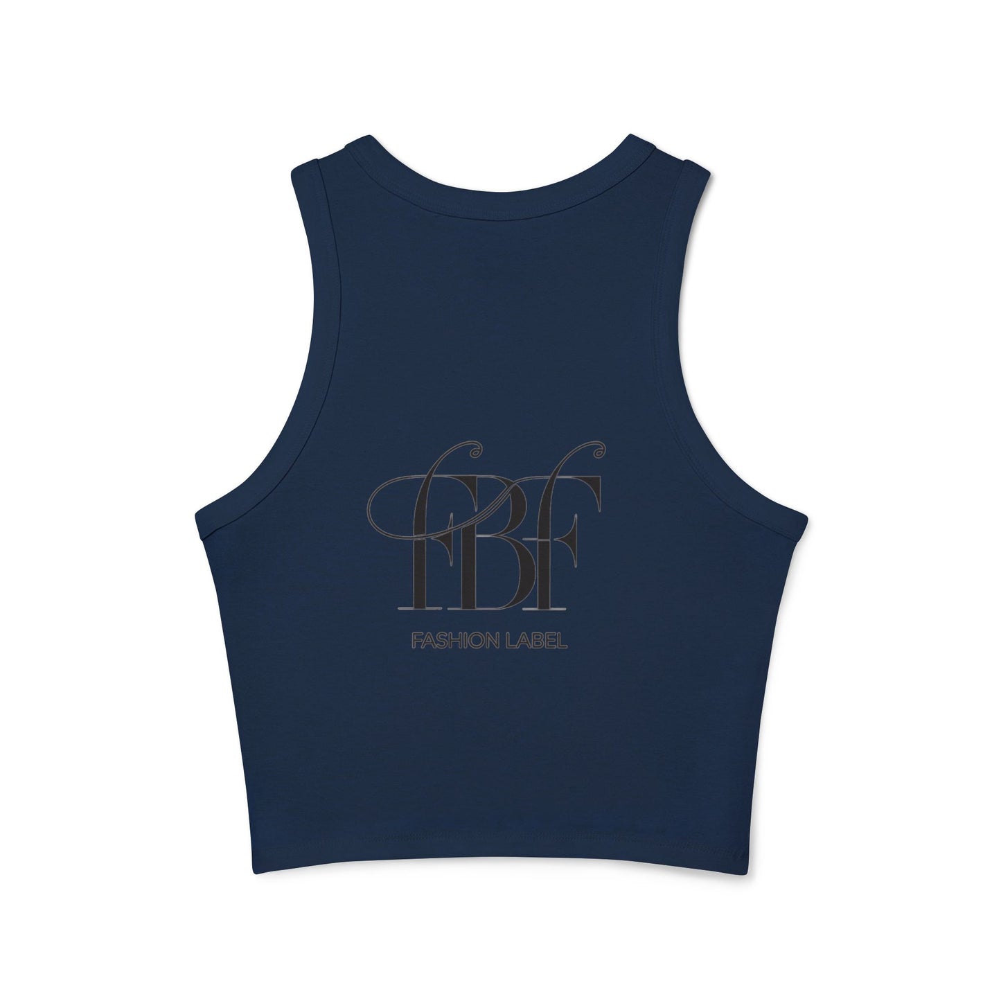 Chic Graphic Racer Tank Top, Casual Wear, Summer Essential, Trendy Apparel, Street Style, Festival Outfit