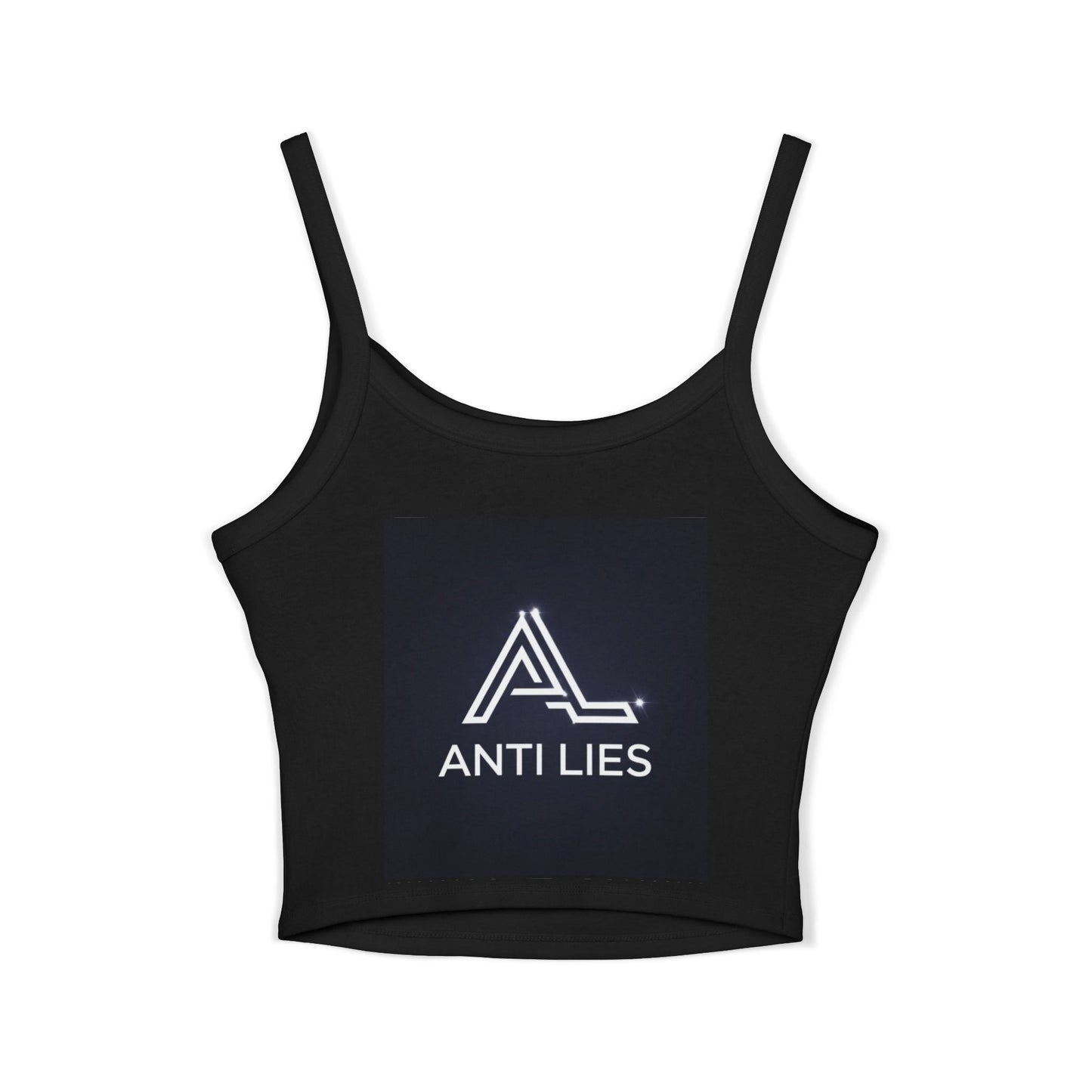 Empowering Women’s Spaghetti Strap Tank Top - 'Enough With The Lies' & 'Anti Lies' Designs