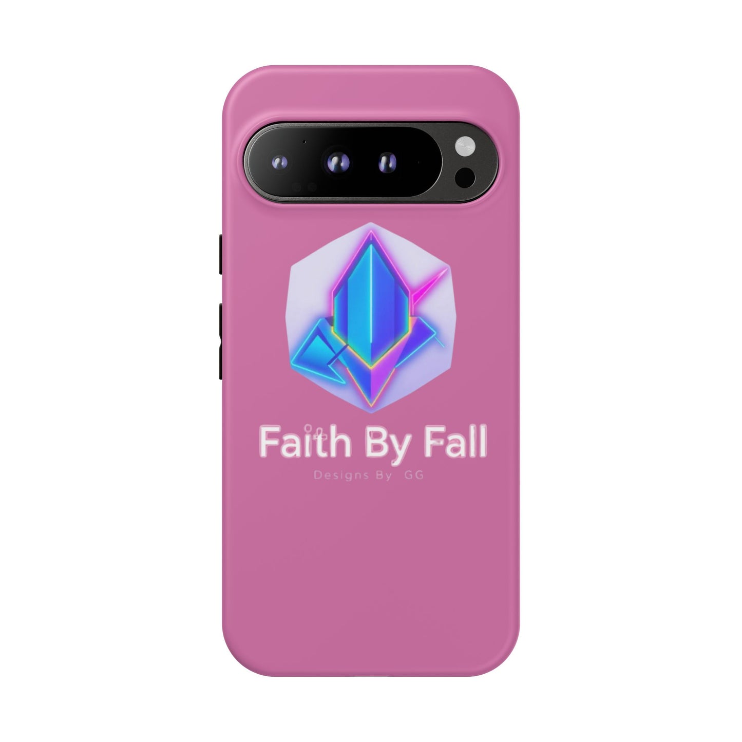 Vibrant Phone Case with Motivational Design - Faith By Fall, Colorful Phone Cover, Customizable Mobile Accessory, Unique Gift Idea, [...]