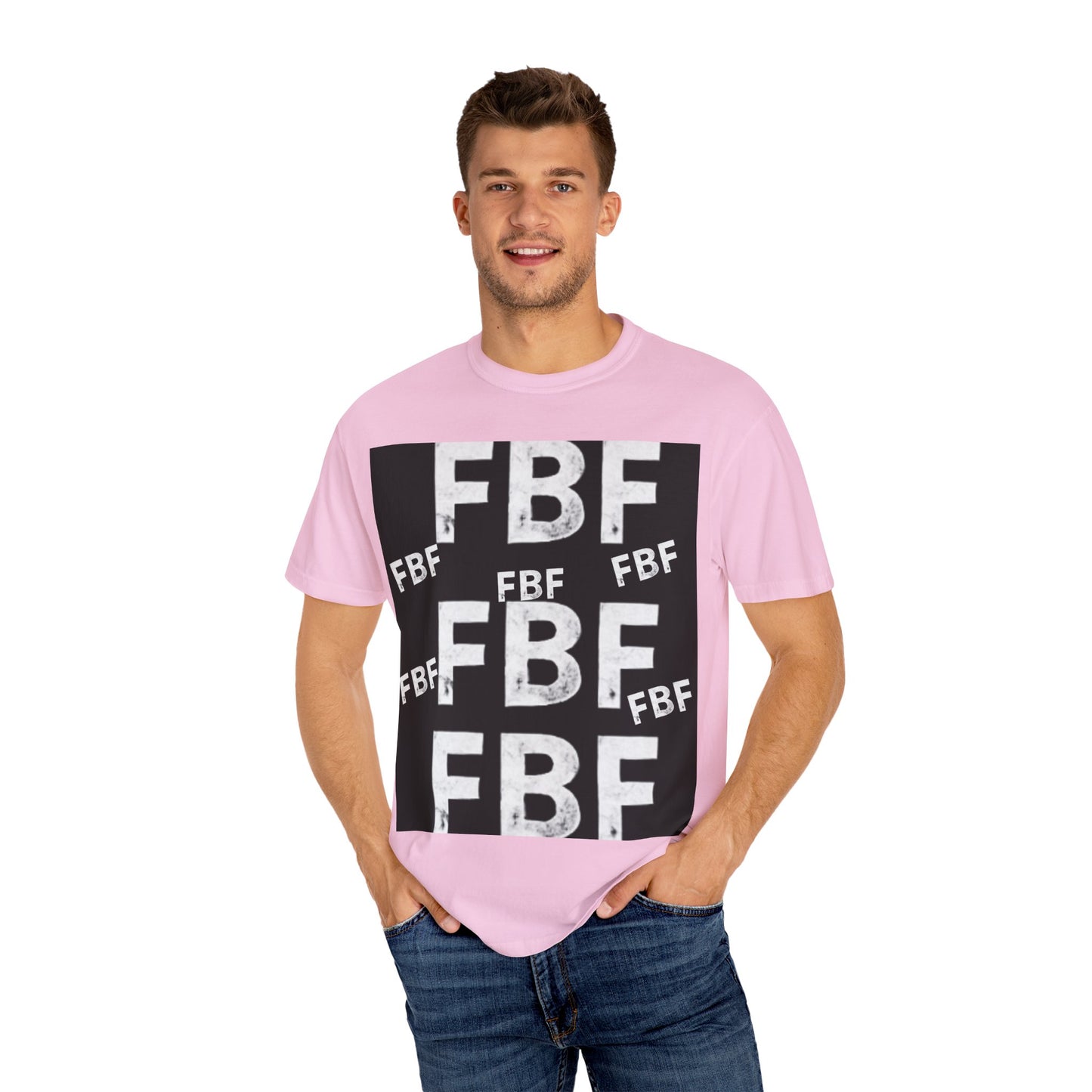 FBF Garment-Dyed Unisex T-shirt, Casual Wear, Graphic Tee, Street Style, Gift for Friends, All Occasions