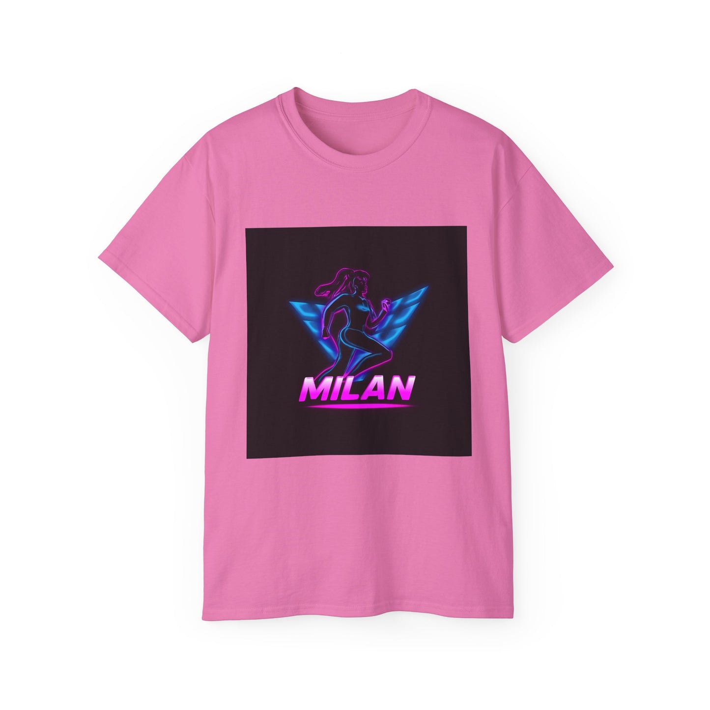 Milan Graphic Tee, Unisex Ultra Cotton T-Shirt, Retro Sportswear, Casual Streetwear, Birthday Gift, Unique Fashion Statement