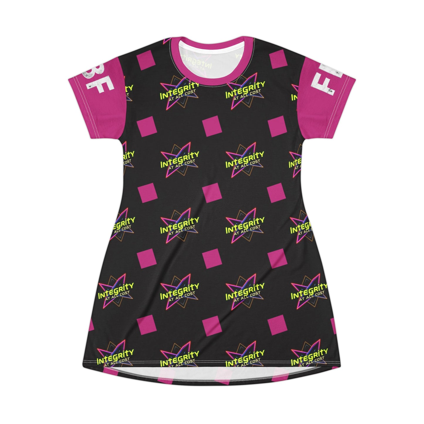 Integrity-Themed T-Shirt Dress | Fun, Vibrant & Comfy | Ideal for Casual Wear, Gifts, Celebrations & Festivals