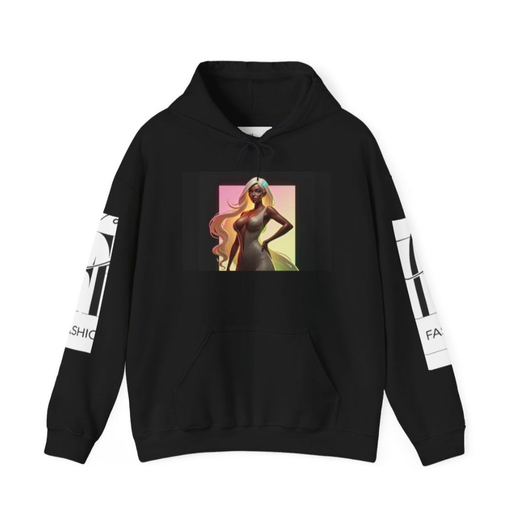 Lucky Lady Unisex Hooded Sweatshirt – Stylish Streetwear for Confident Women