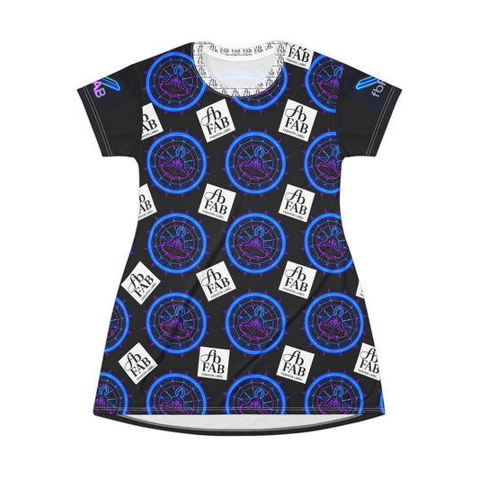 Vibrant Graphic T-Shirt Dress, Trendy Casual Wear, Summer Fashion, Unique Prints, Fun Festival Outfit, Everyday Comfort