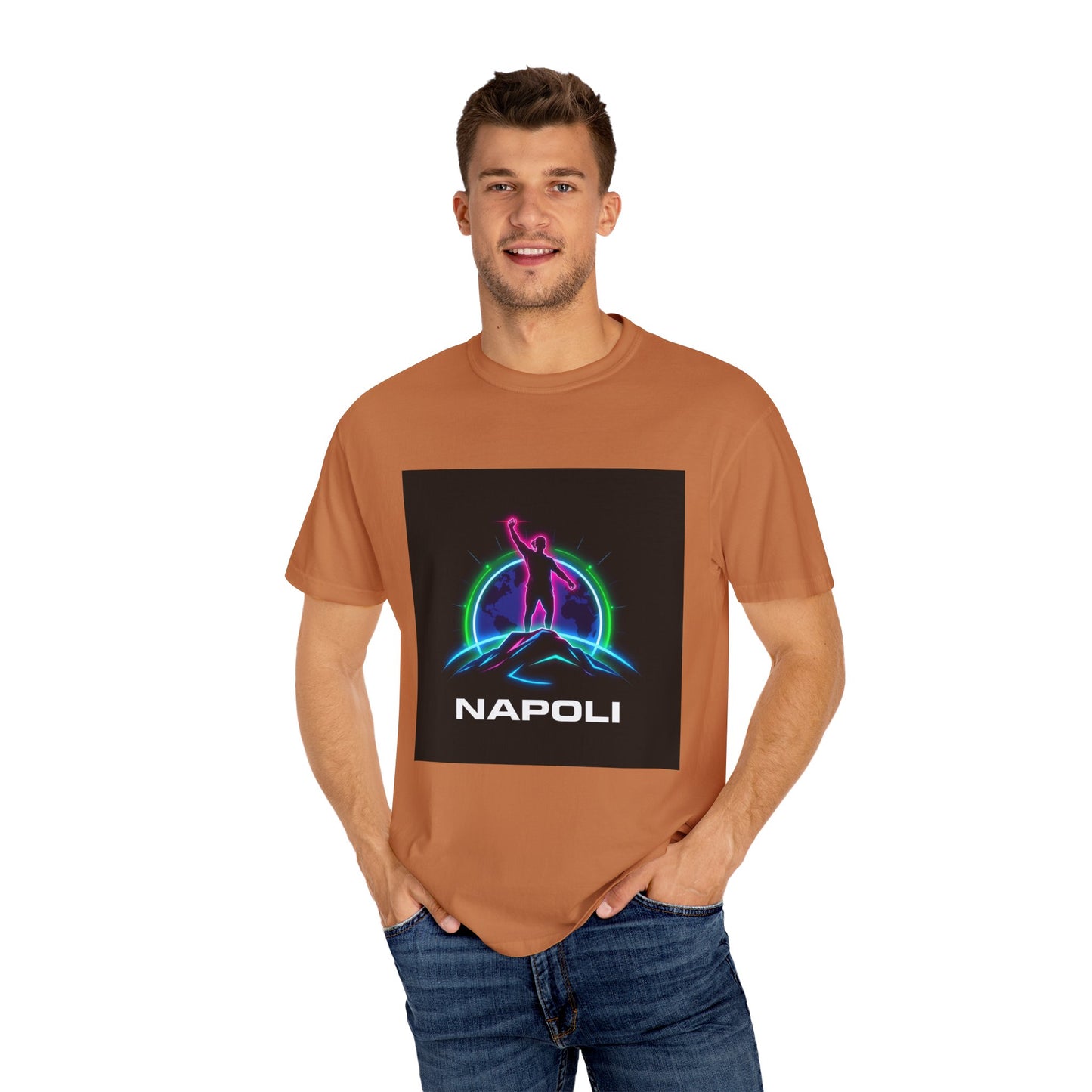 Neon Napoli T-Shirt for Adventurers, Retro Graphic Tee, Perfect for Travelers, Gifts for Him/Her, Cool Streetwear, Casual Outfit