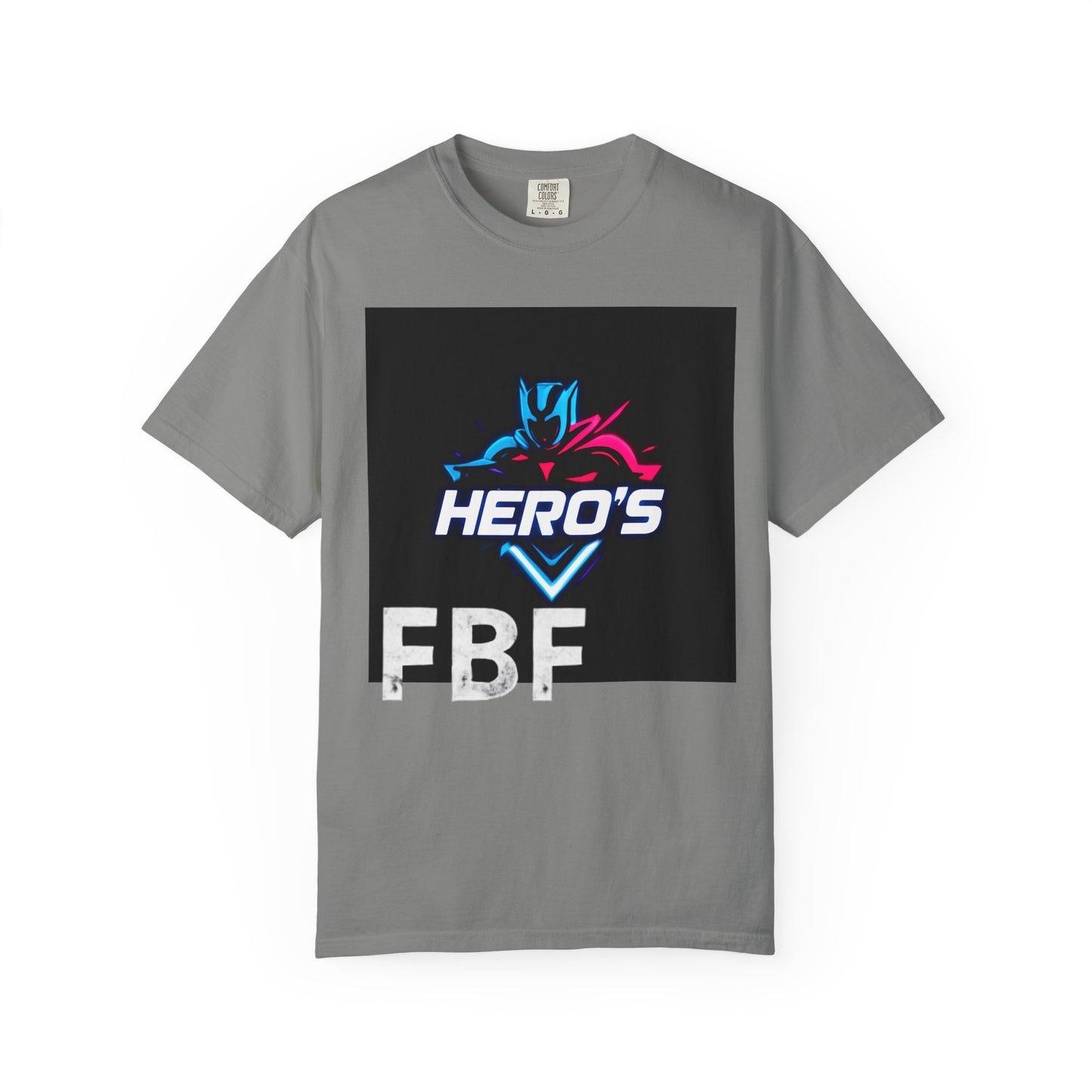 Hero's Unisex Garment-Dyed T-shirt, Casual Tee, Perfect for Gifting, Comic Fans, Hero Celebrations, Graphic Tee, Everyday Wear