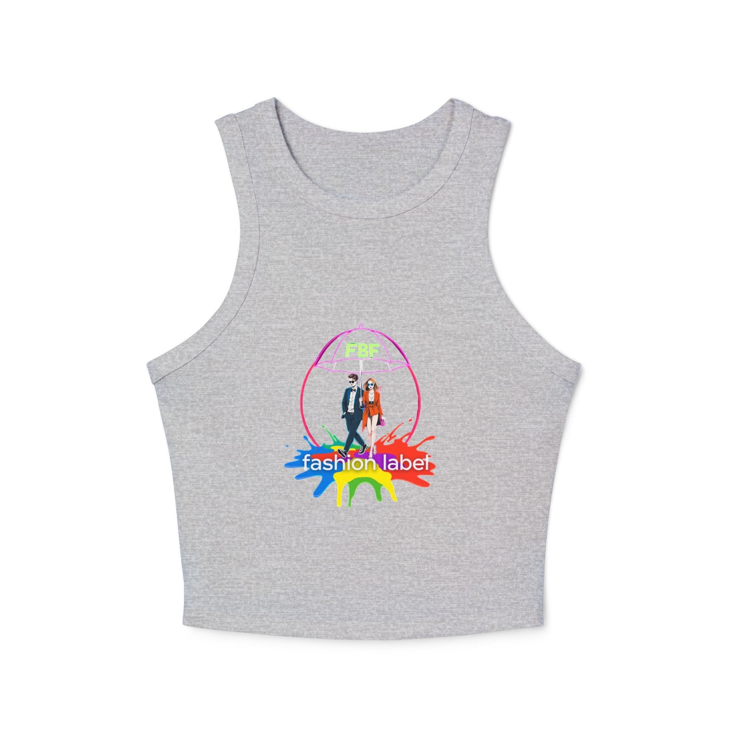 Women's Micro Rib Racer Tank Top
