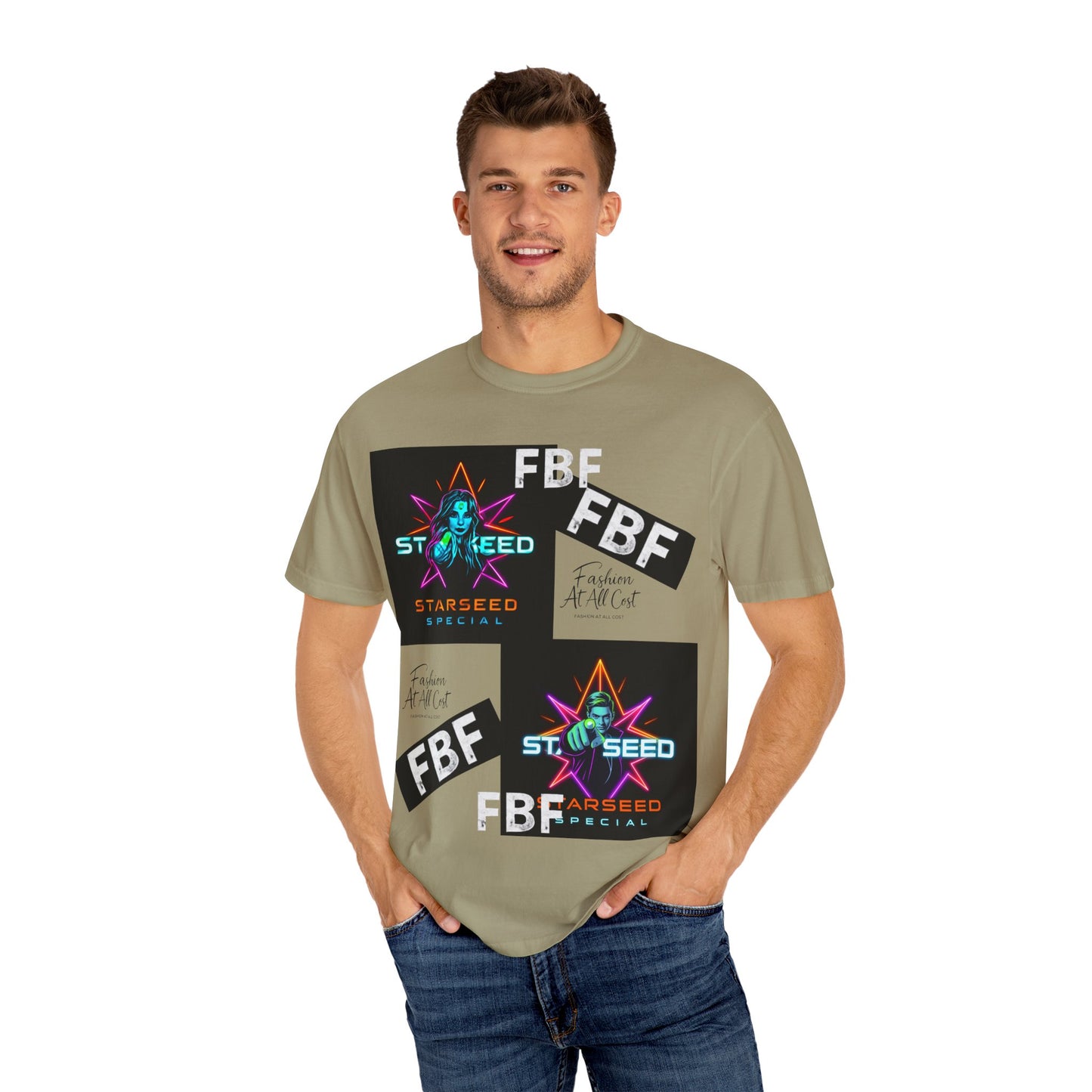 Garment-Dyed T-shirt, Trendy Graphic Tee, Casual Streetwear, Gift for Fashion Lovers, Unisex Style, Everyday Wear