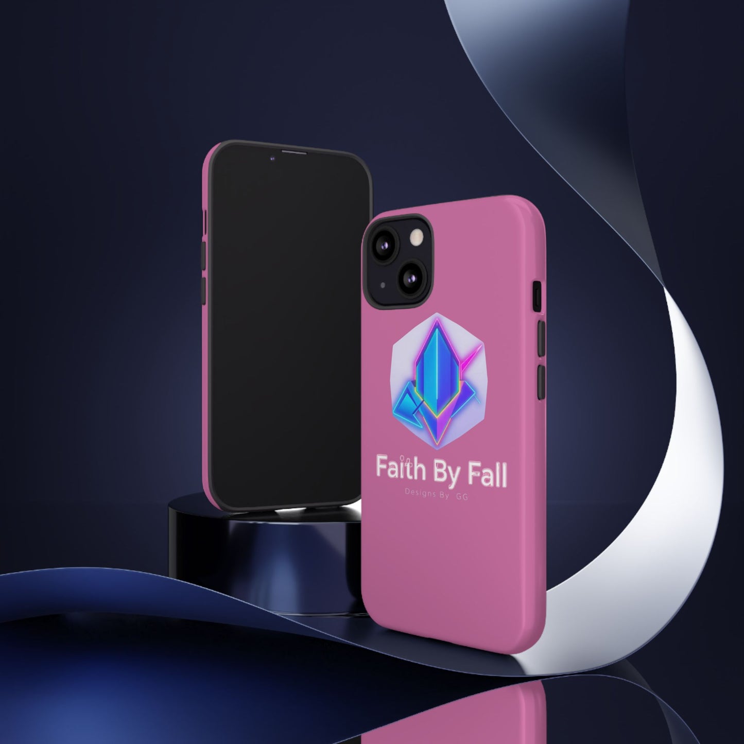 Vibrant Phone Case with Motivational Design - Faith By Fall, Colorful Phone Cover, Customizable Mobile Accessory, Unique Gift Idea, [...]