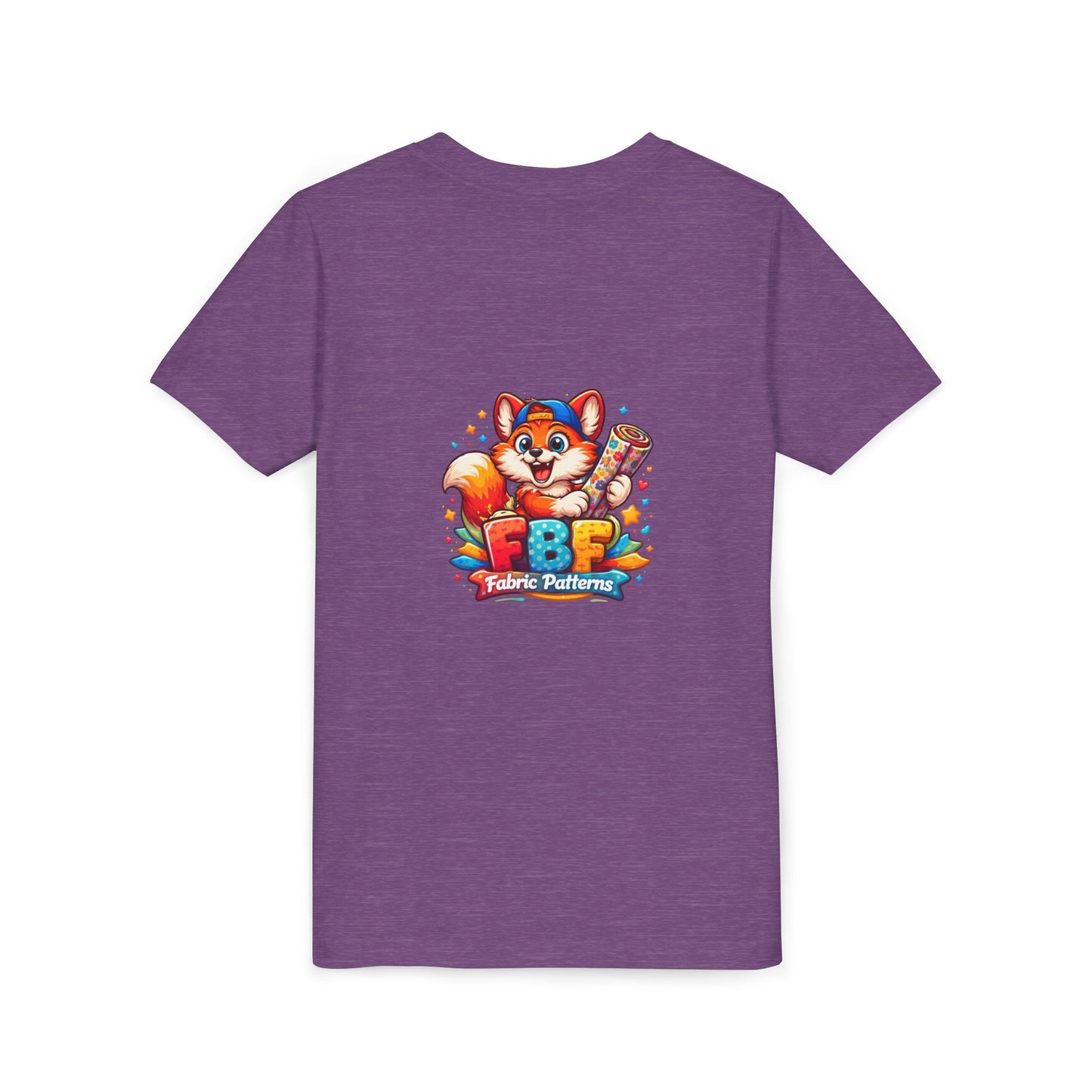 Youth Tee — Colorful Cartoon Fox 'FBF' Logo Kids Shirt
