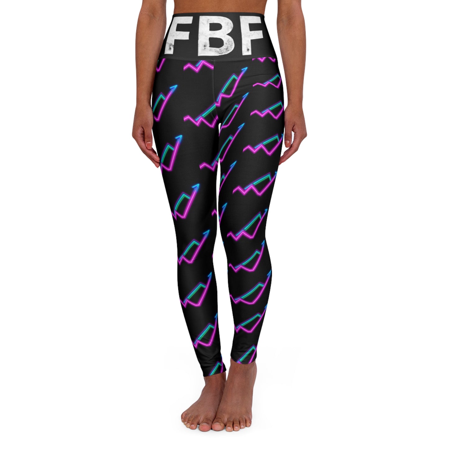 Trendy High Waisted Yoga Leggings - FBF Pattern