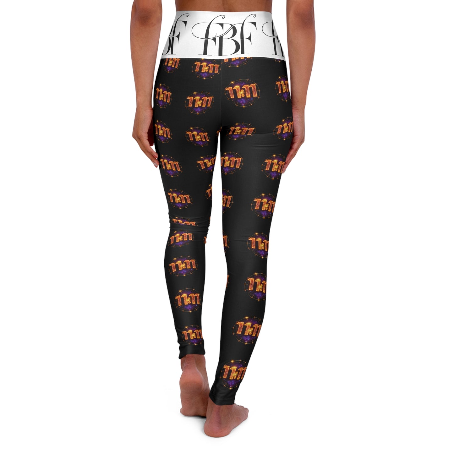 High Waisted Yoga Leggings with Bold Print, Fitness Wear, Active Leggings, Yoga Fashion, Stylish Workout Gear, Gift for Yogis, [...]