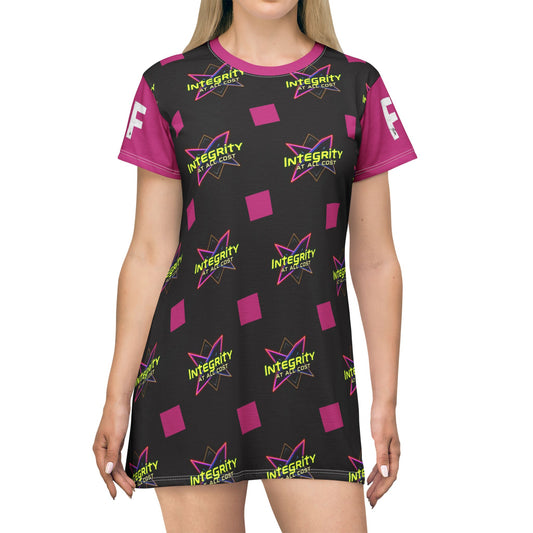 Integrity-Themed T-Shirt Dress | Fun, Vibrant & Comfy | Ideal for Casual Wear, Gifts, Celebrations & Festivals