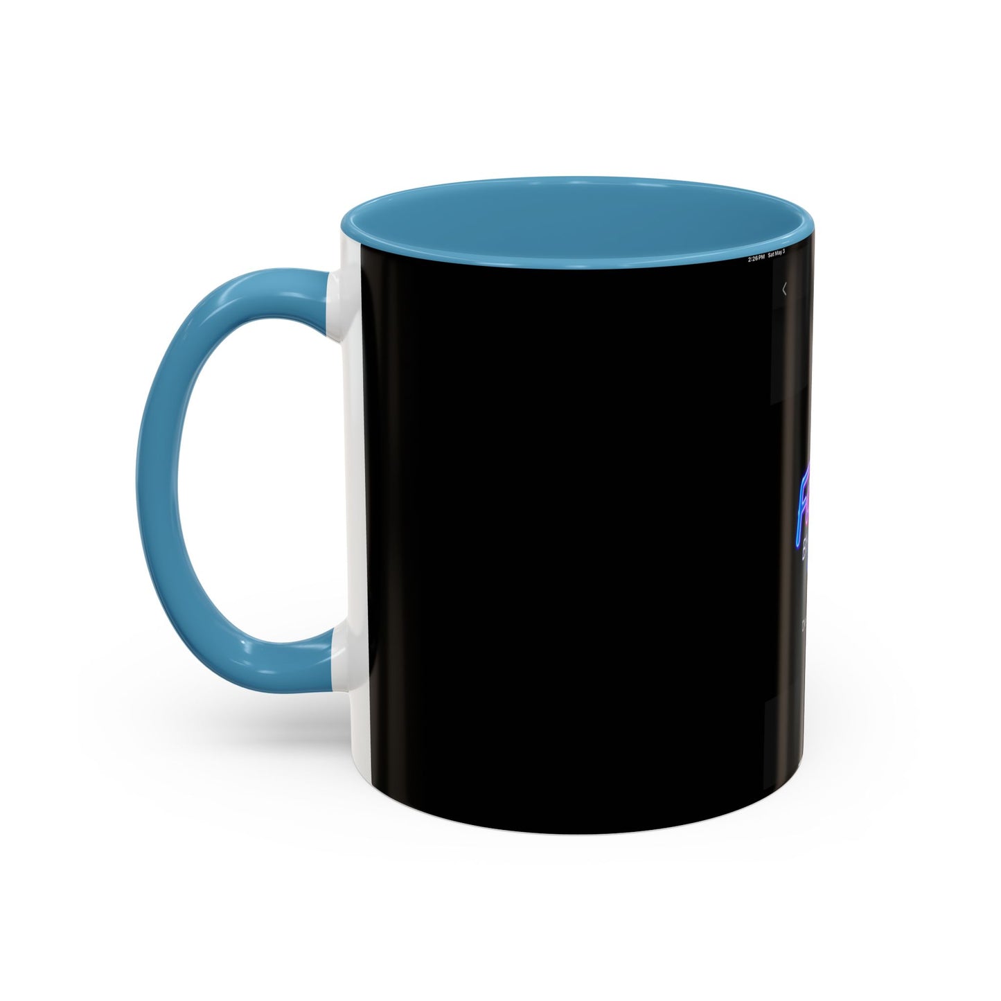 Faith by Fall Accent Coffee Mug - 11/15oz Black Ceramic Cup for Inspirational Gifts