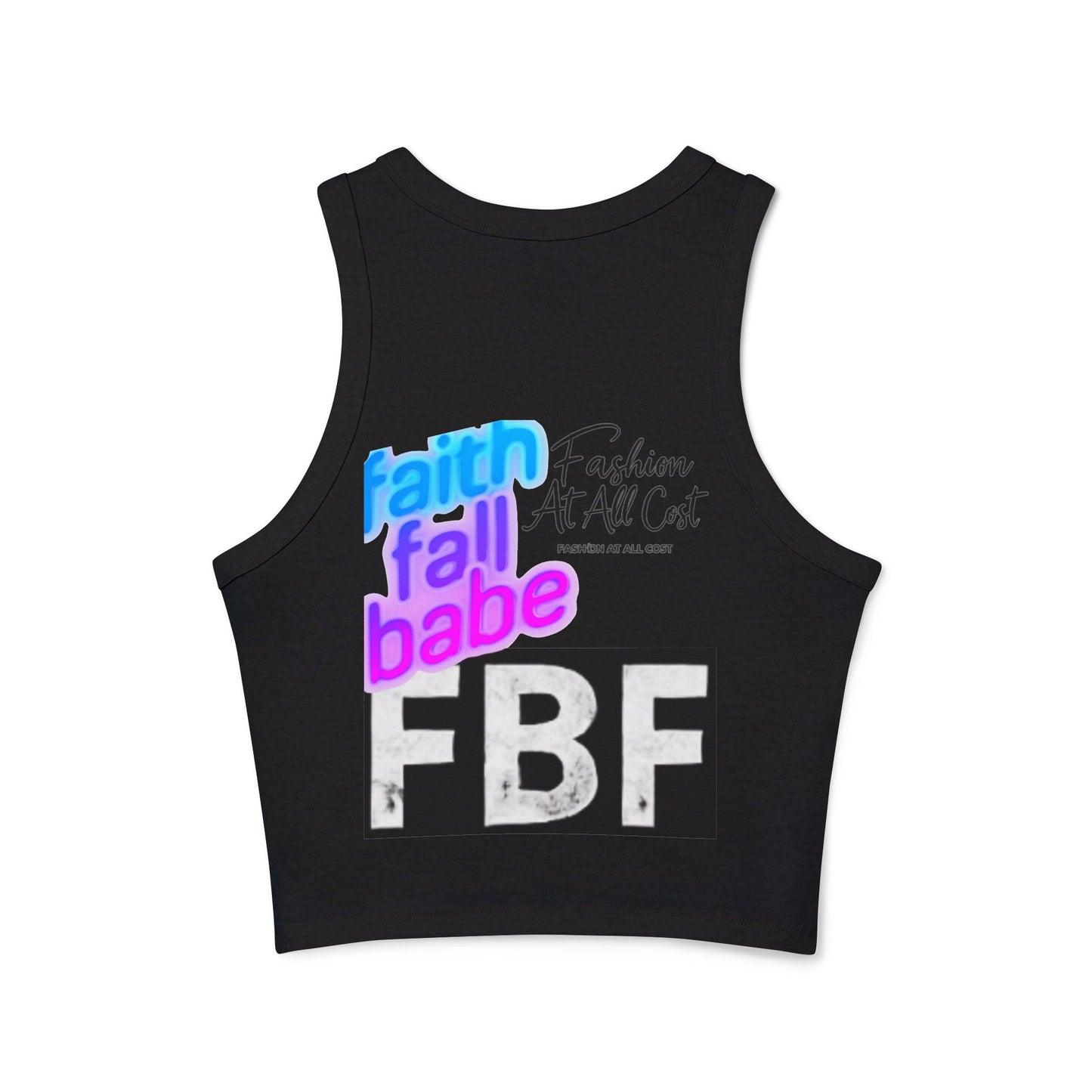 Stylish Women's Tank Top - Fashion At All Cost, Summer Casual Wear, Workout Top, Trendy Crop, Gift for Fashion Lovers