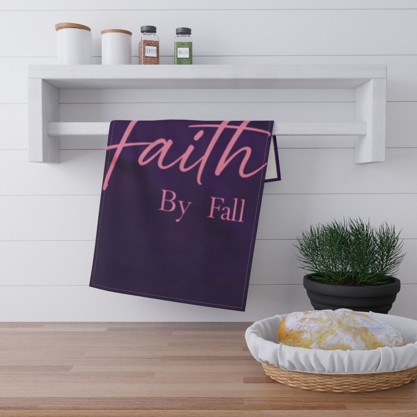 Faith by Fall Cotton Tea Towels - Inspirational Kitchen Décor