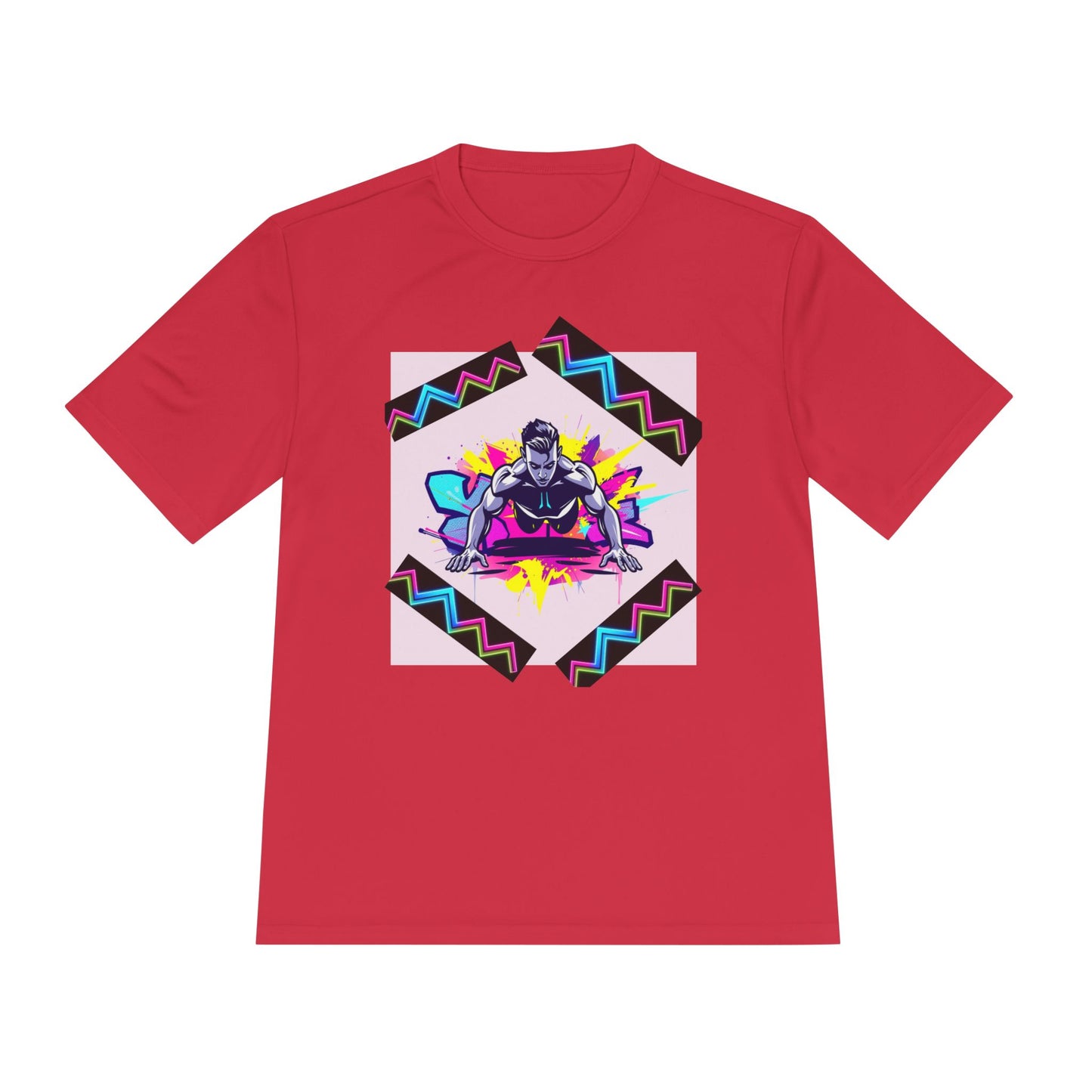 Vibrant Graphic Moisture Wicking Tee for Active Lifestyle
