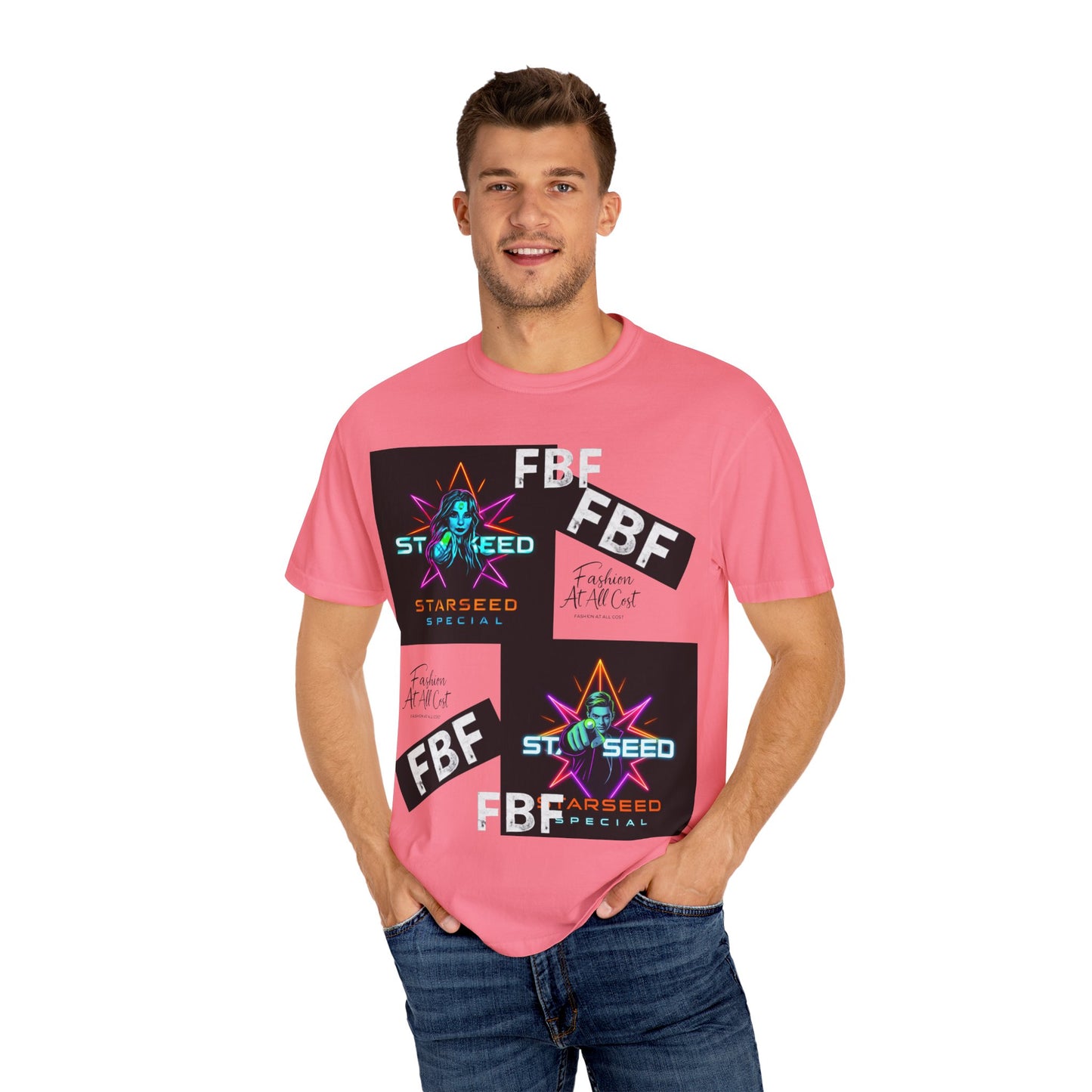 Garment-Dyed T-shirt, Trendy Graphic Tee, Casual Streetwear, Gift for Fashion Lovers, Unisex Style, Everyday Wear