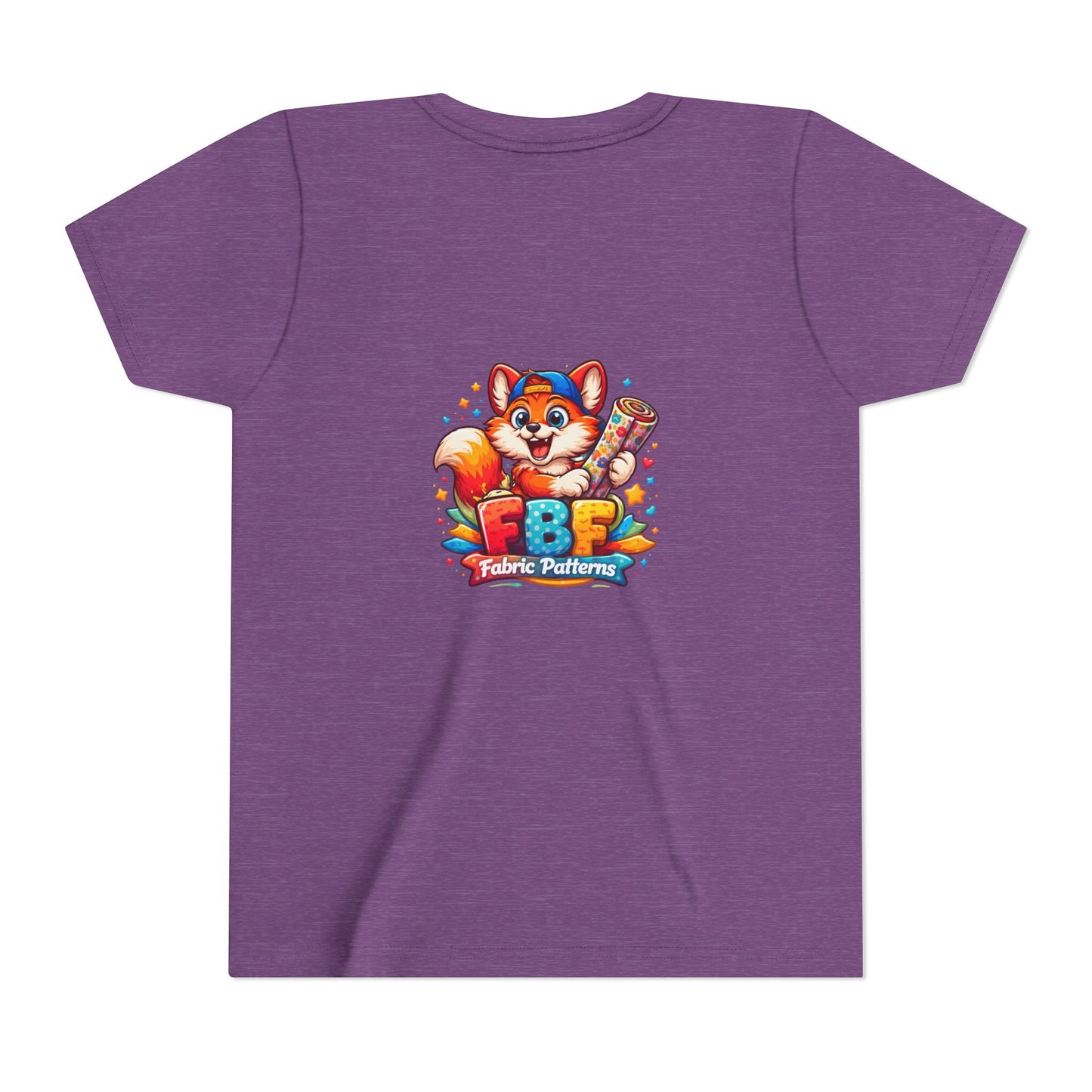 Youth Tee — Colorful Cartoon Fox 'FBF' Logo Kids Shirt