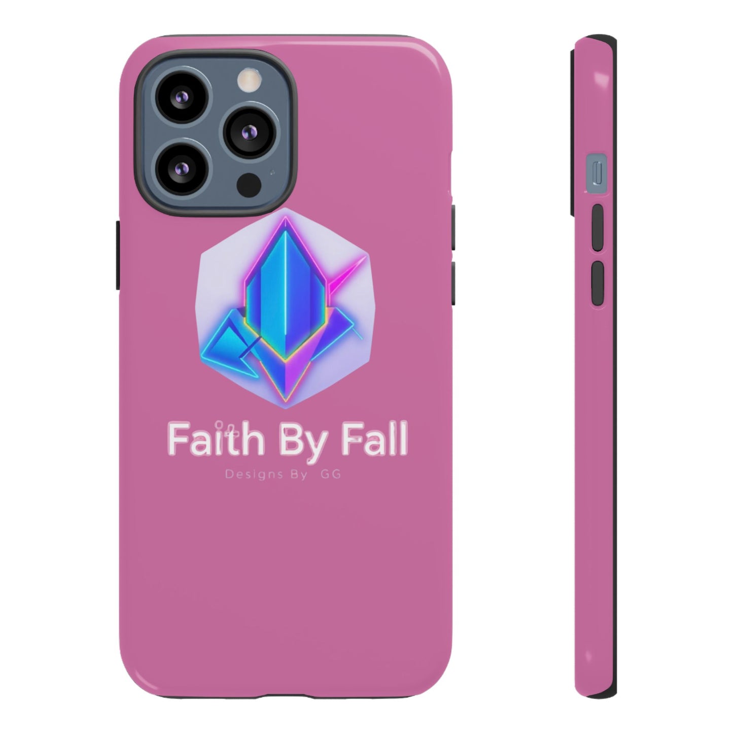 Vibrant Phone Case with Motivational Design - Faith By Fall, Colorful Phone Cover, Customizable Mobile Accessory, Unique Gift Idea, [...]