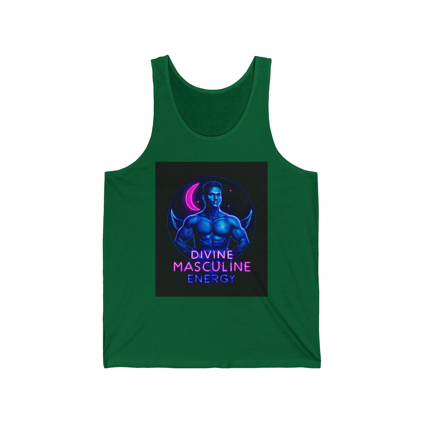 Divine Masculine Energy Tank Top | Unisex Jersey Apparel | Fitness Wear, Gift for Him, Casual Summer Attire, Spiritual Clothing, [...]