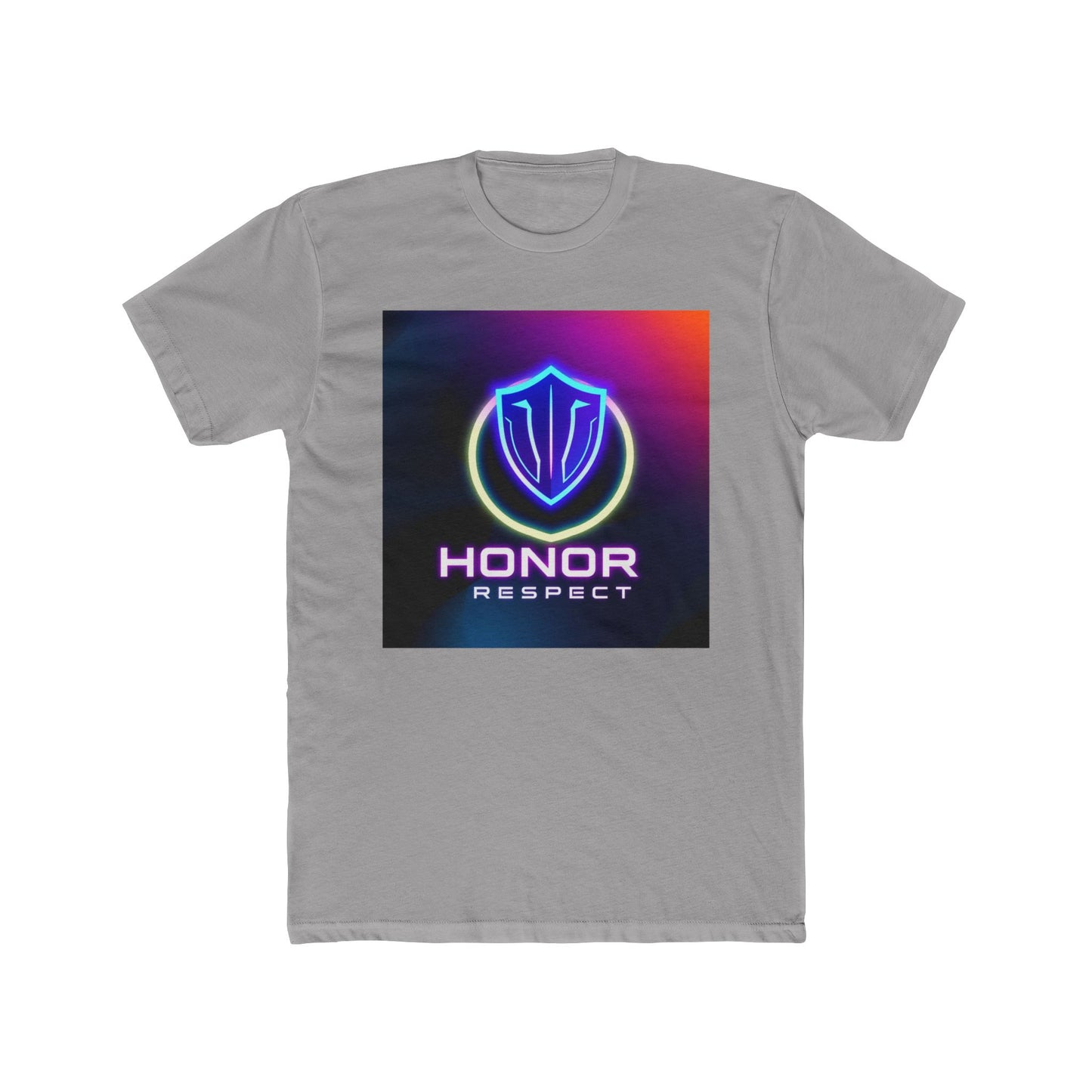 Unisex Cotton Crew Tee with Honor Respect and Role Model Design - Ideal for Gifts, Casual Wear, Appreciation Events, and Motivational Days
