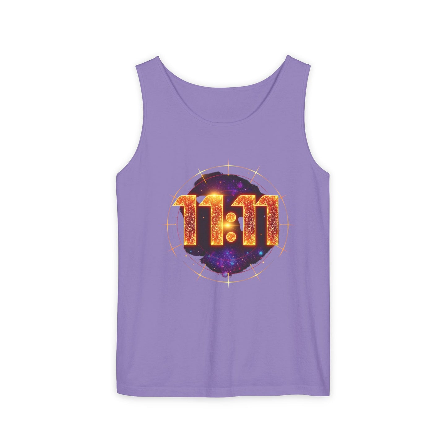 Celestial Glow Tank Top - 11:11 Design, Unisex, Festival Wear, Summer Style, Spiritual Gift, Casual Comfort